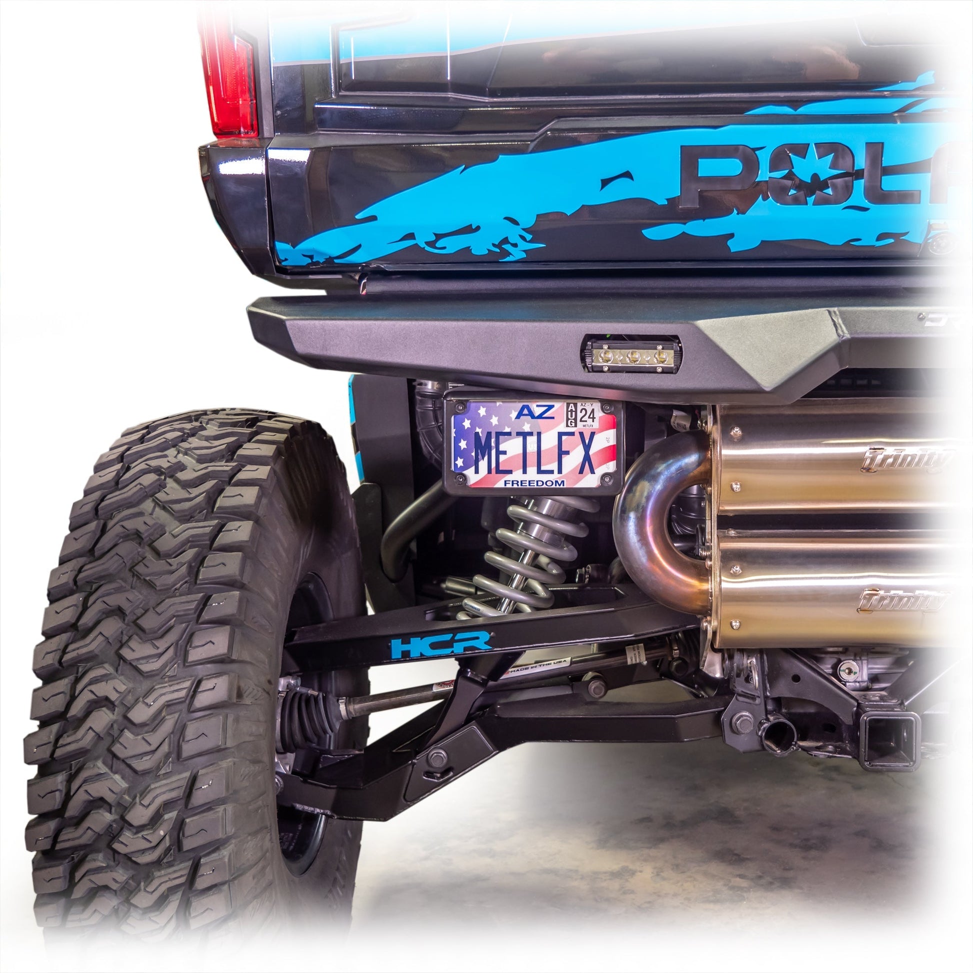 DRT Polaris 2024+ Xpedition Rear Bumper License Plate Bracket Dunes 2 Dezert SXS