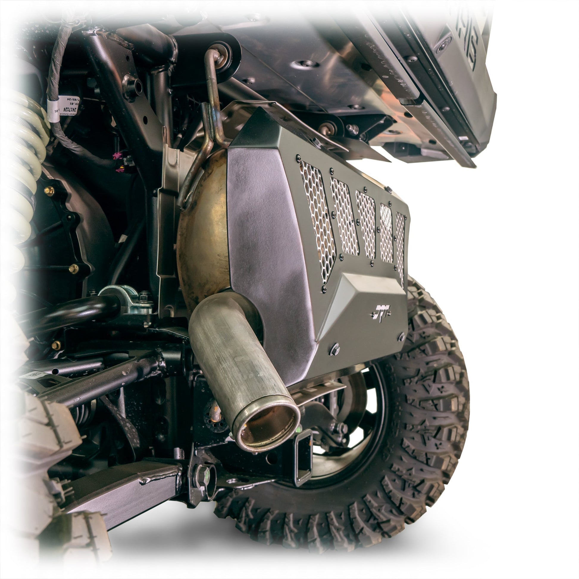 DRT Polaris 2024+ XPEDITION Exhaust Cover Dunes 2 Dezert SXS