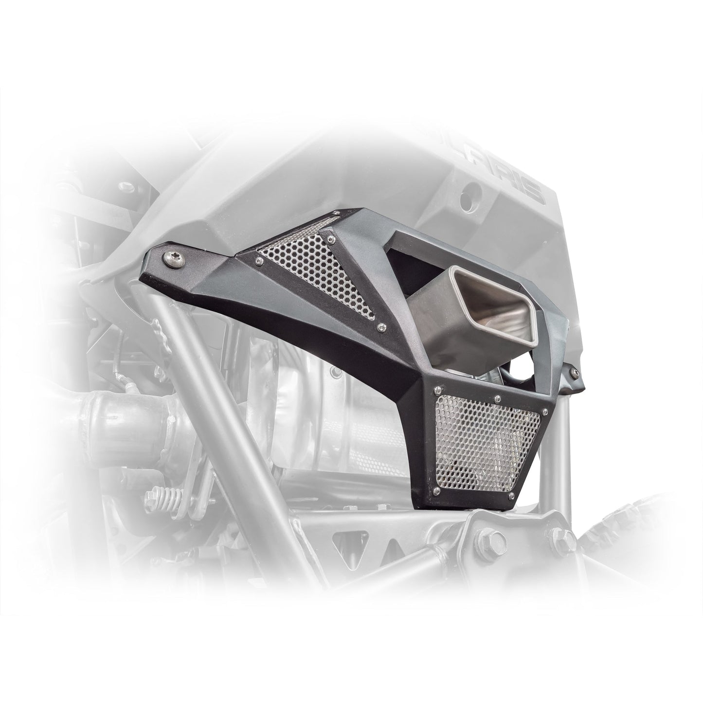 DRT RZR Pro R 2022+ Aluminum Exhaust Cover Dunes 2 Dezert SXS