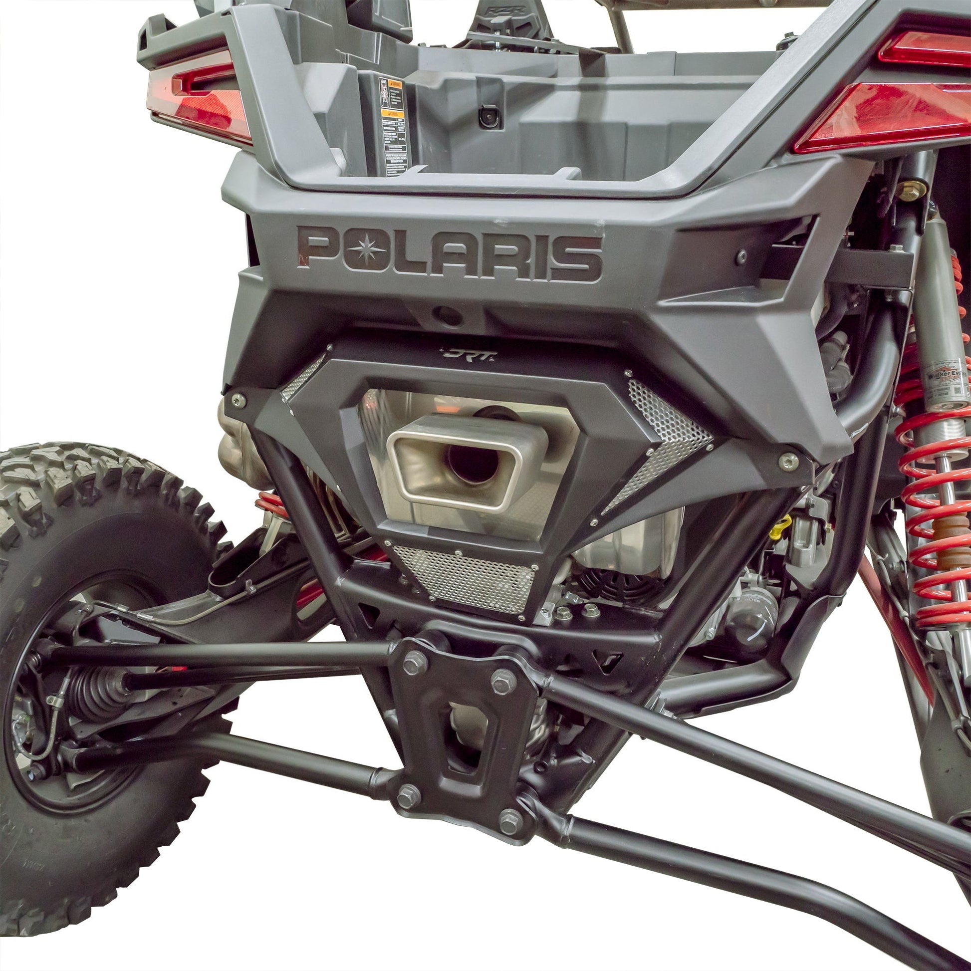DRT RZR Pro R 2022+ Aluminum Exhaust Cover Dunes 2 Dezert SXS