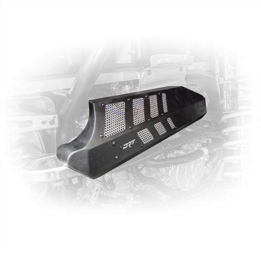 DRT RZR Pro XP / Turbo R 2022+ Aluminum Headpipe Shield Dunes 2 Dezert SXS