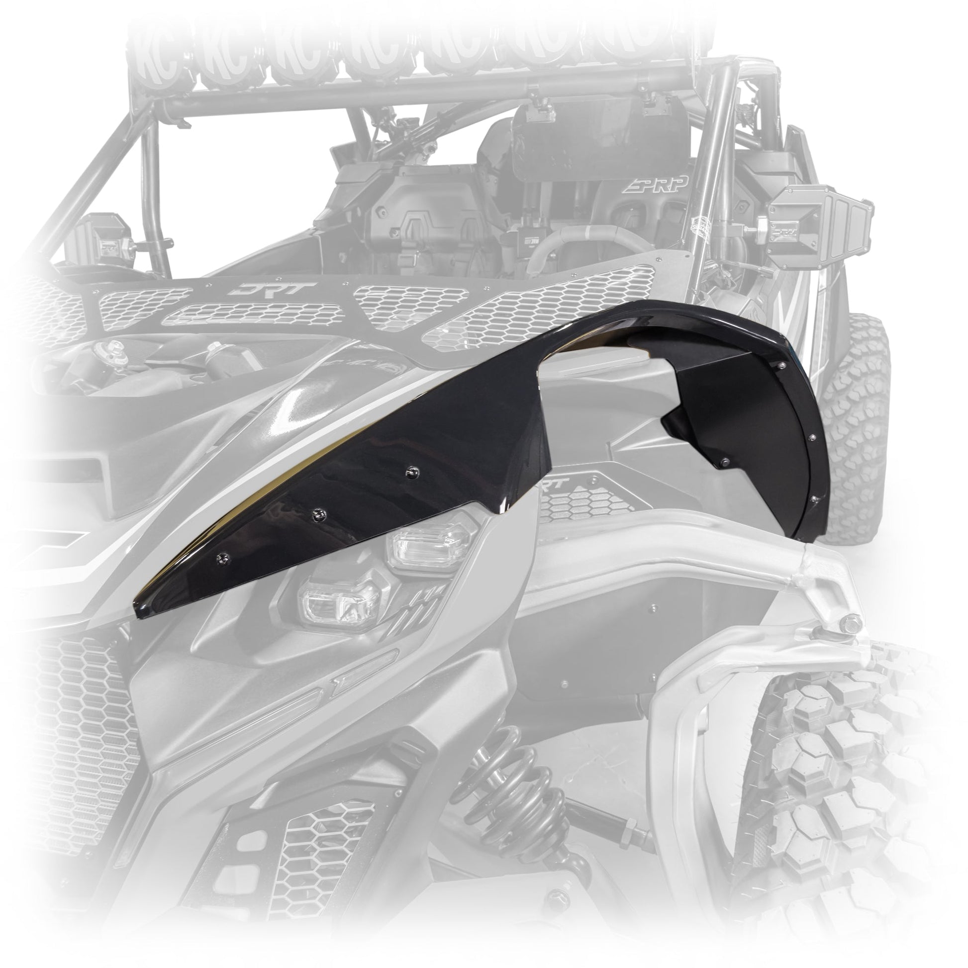 DRT Can-Am 2024+ Maverick R Front Fender Kit Dunes 2 Dezert SXS