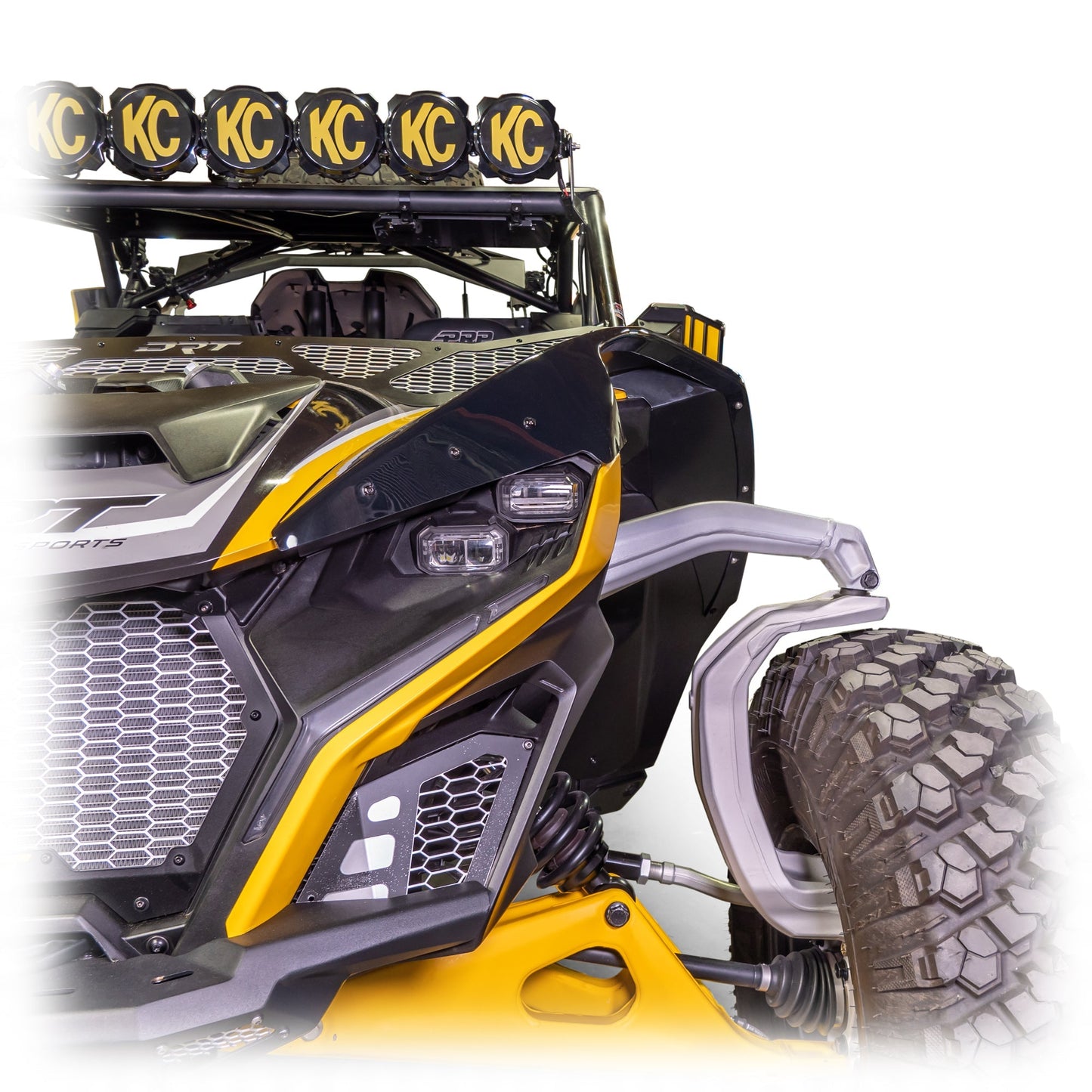 DRT Can-Am 2024+ Maverick R Front Fender Kit Dunes 2 Dezert SXS