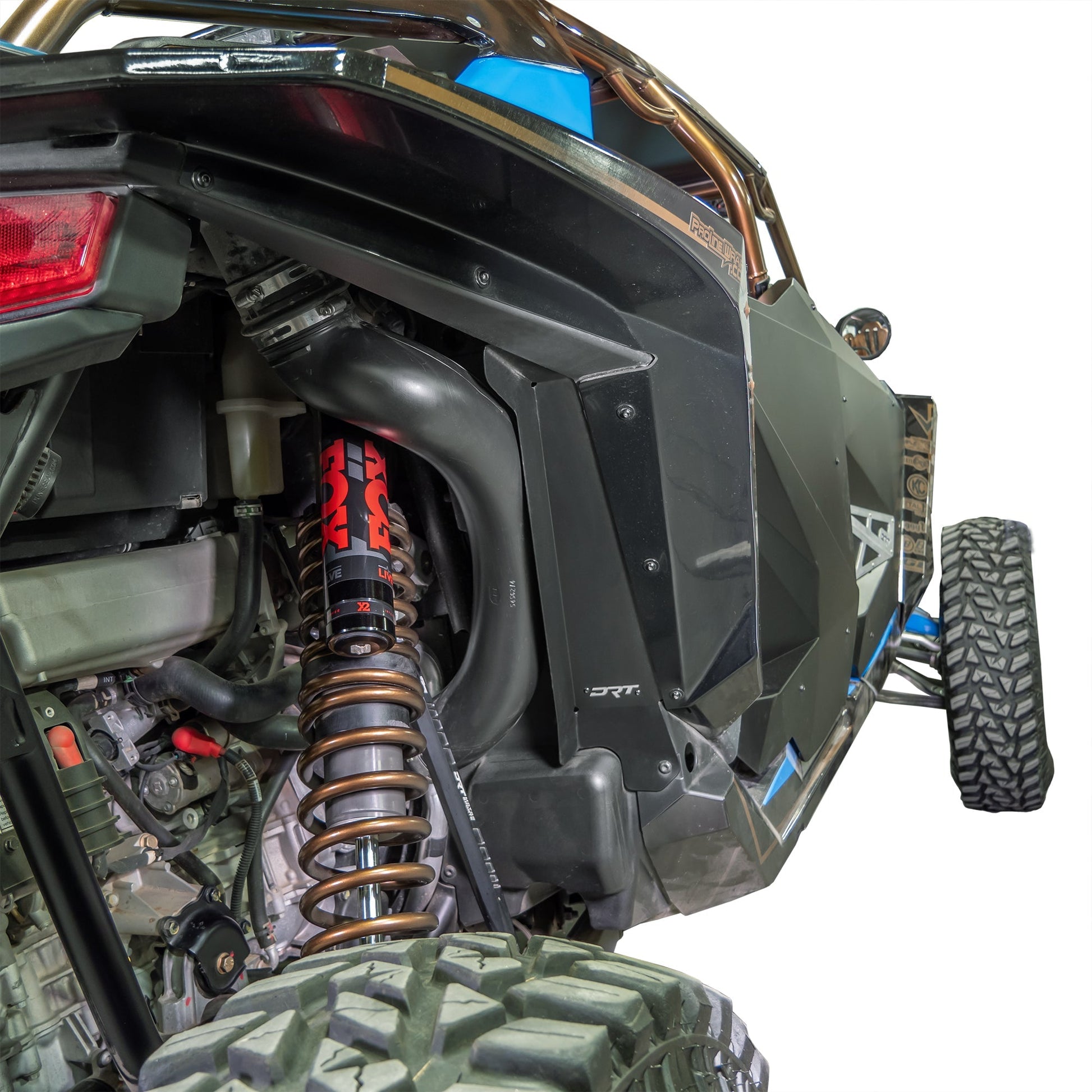 DRT RZR Pro R 2022-2024 Aluminum Rear Inner Fender Guards Dunes 2 Dezert SXS