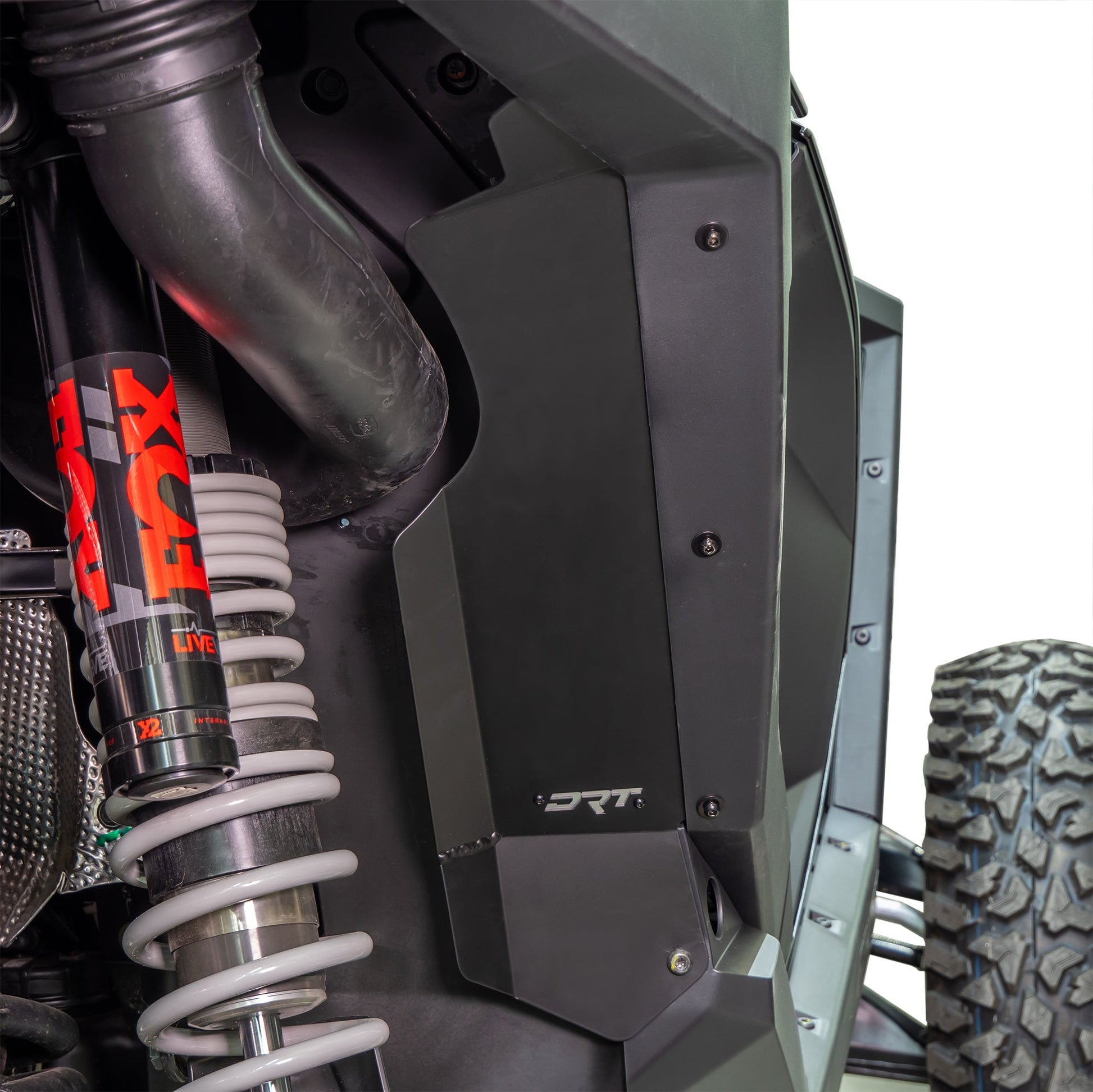 DRT RZR Pro XP / Turbo R 2022-2024 Aluminum Rear Inner Fender Guards Dunes 2 Dezert SXS