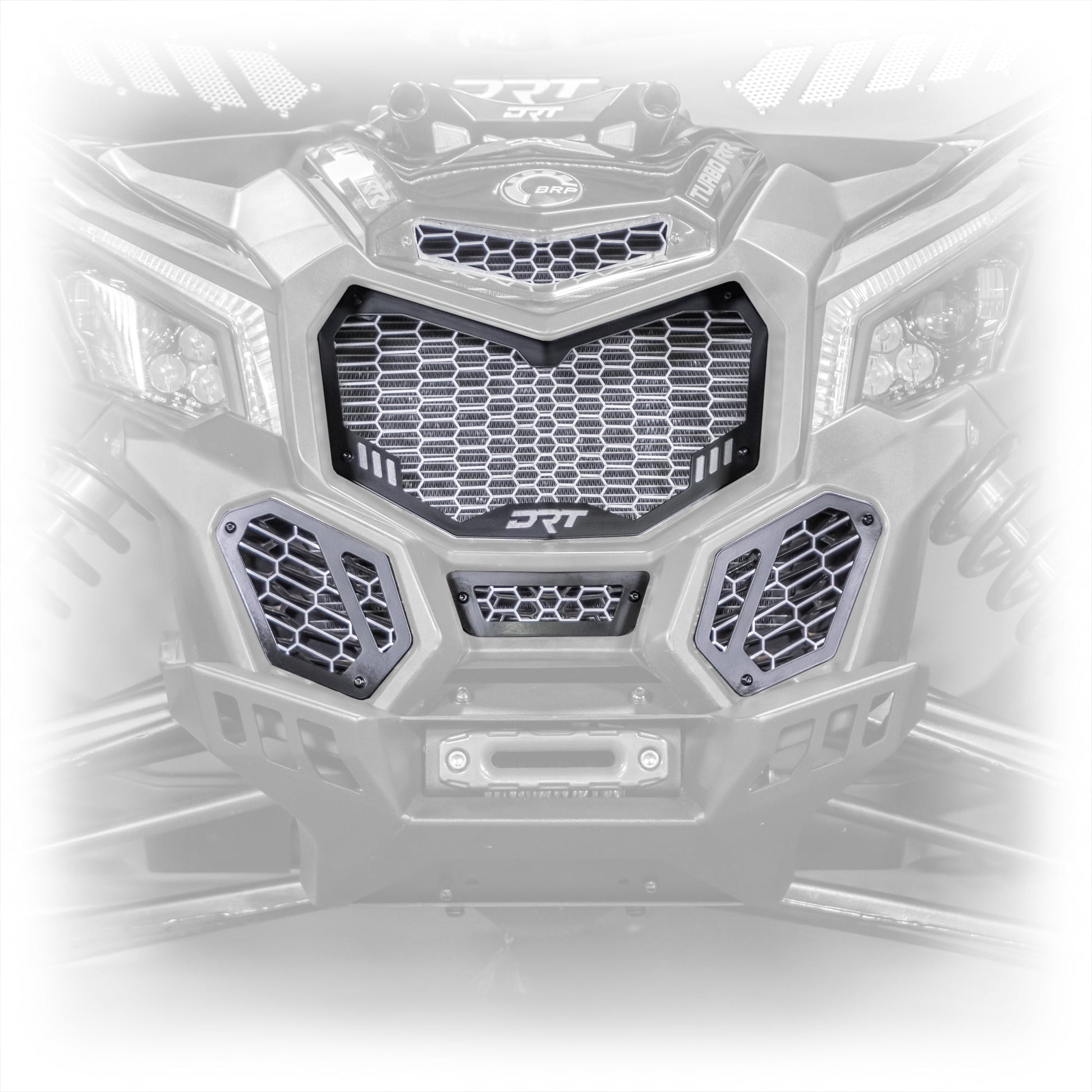 Can-Am X3 2017+ V2 Front Grill Kit 5-piece Dunes 2 Dezert SXS