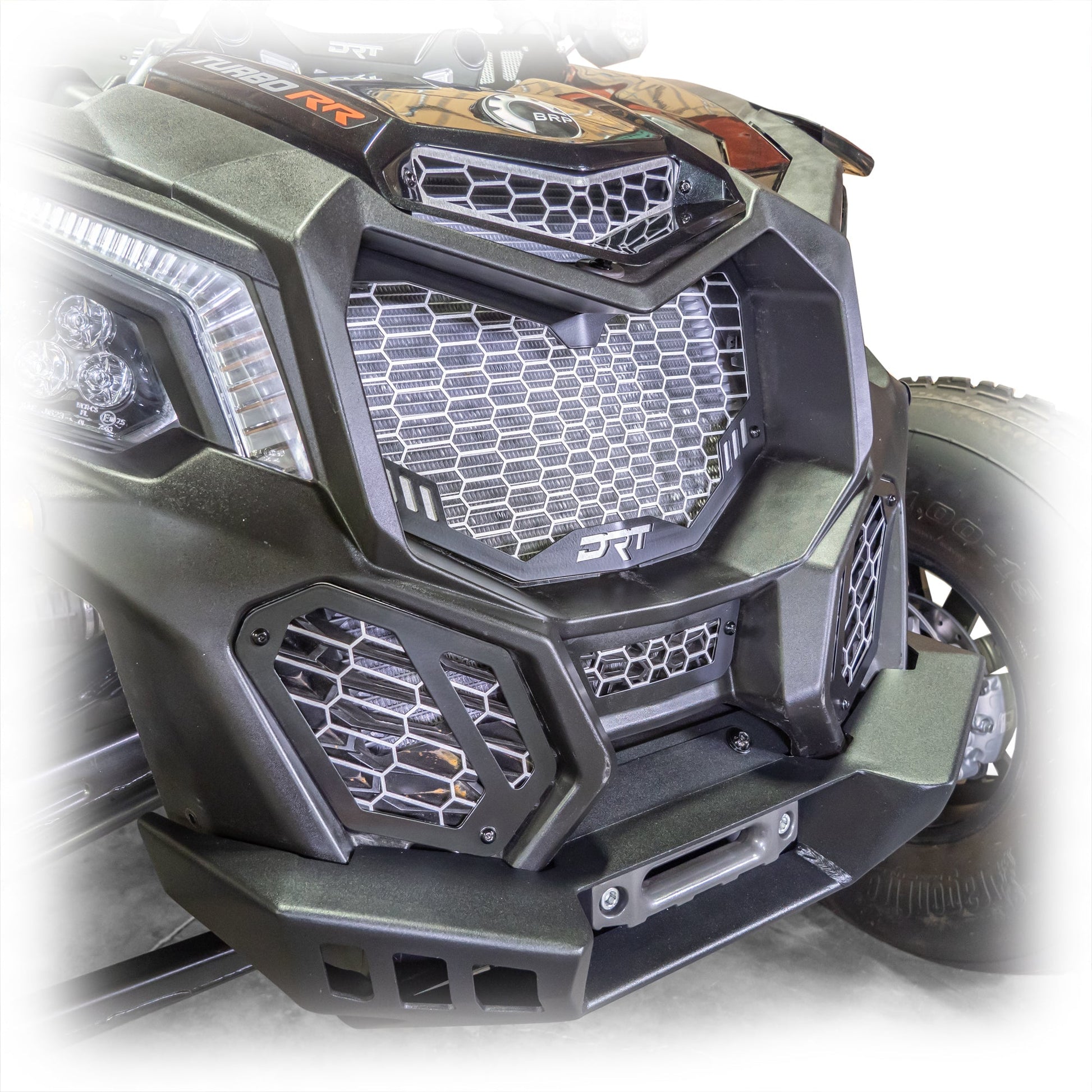 Can-Am X3 2017+ V2 Front Grill Kit 5-piece Dunes 2 Dezert SXS