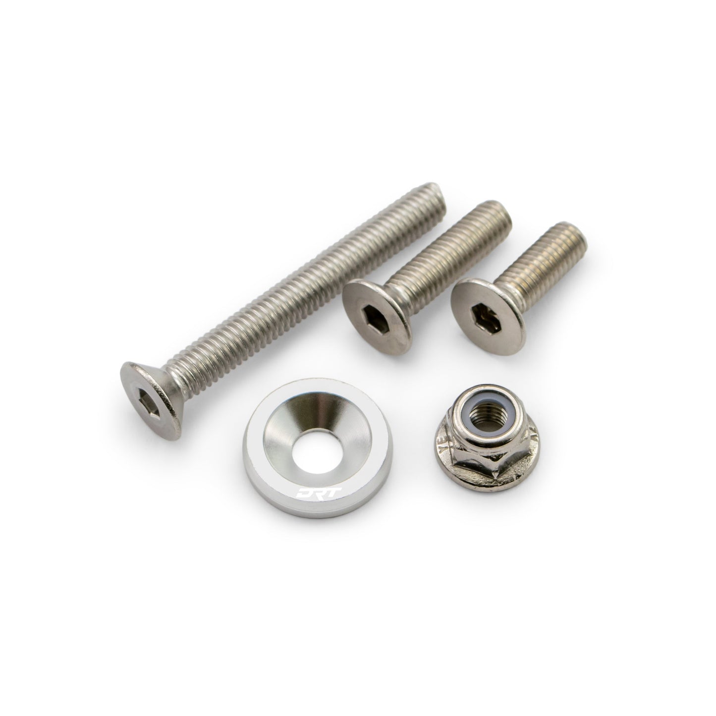 DRT Fender/Rock Washer & Hardware Dress Up Kit - Raw Aluminum Dunes 2 Dezert SXS