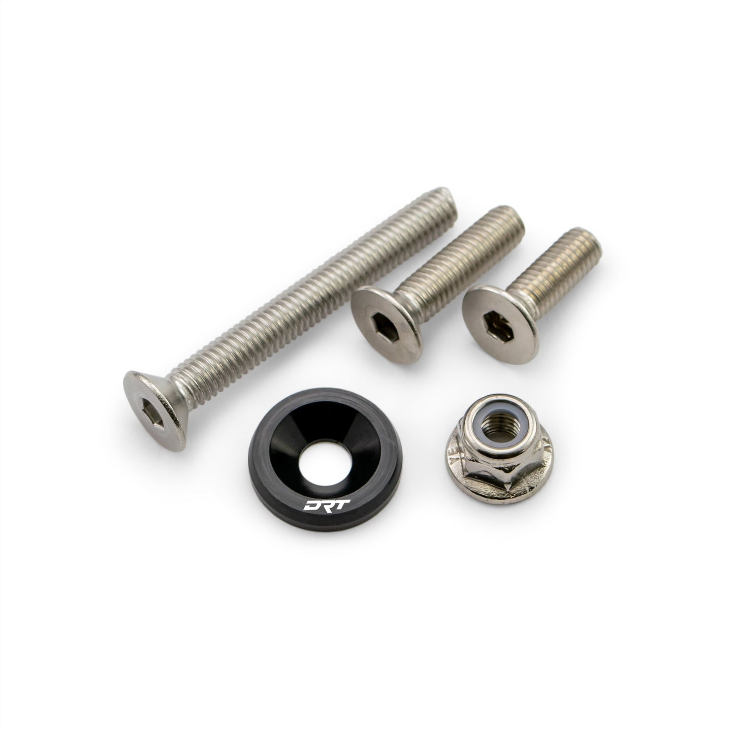 DRT Fender/Rock Washer & Hardware Dress Up Kit - Raw Aluminum Dunes 2 Dezert SXS