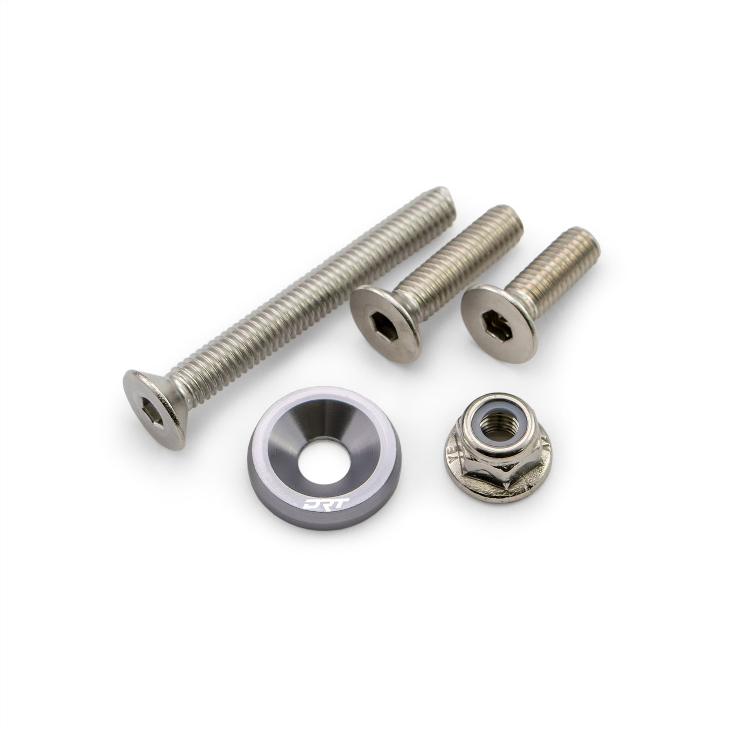 DRT Fender/Rock Washer & Hardware Dress Up Kit - Raw Aluminum Dunes 2 Dezert SXS