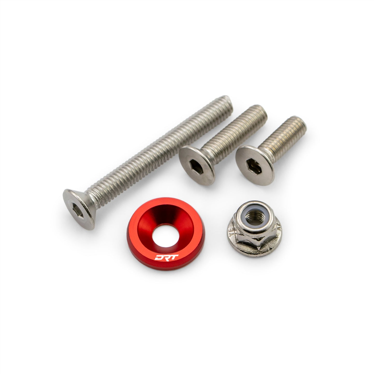 DRT Fender/Rock Washer & Hardware Dress Up Kit - Raw Aluminum Dunes 2 Dezert SXS