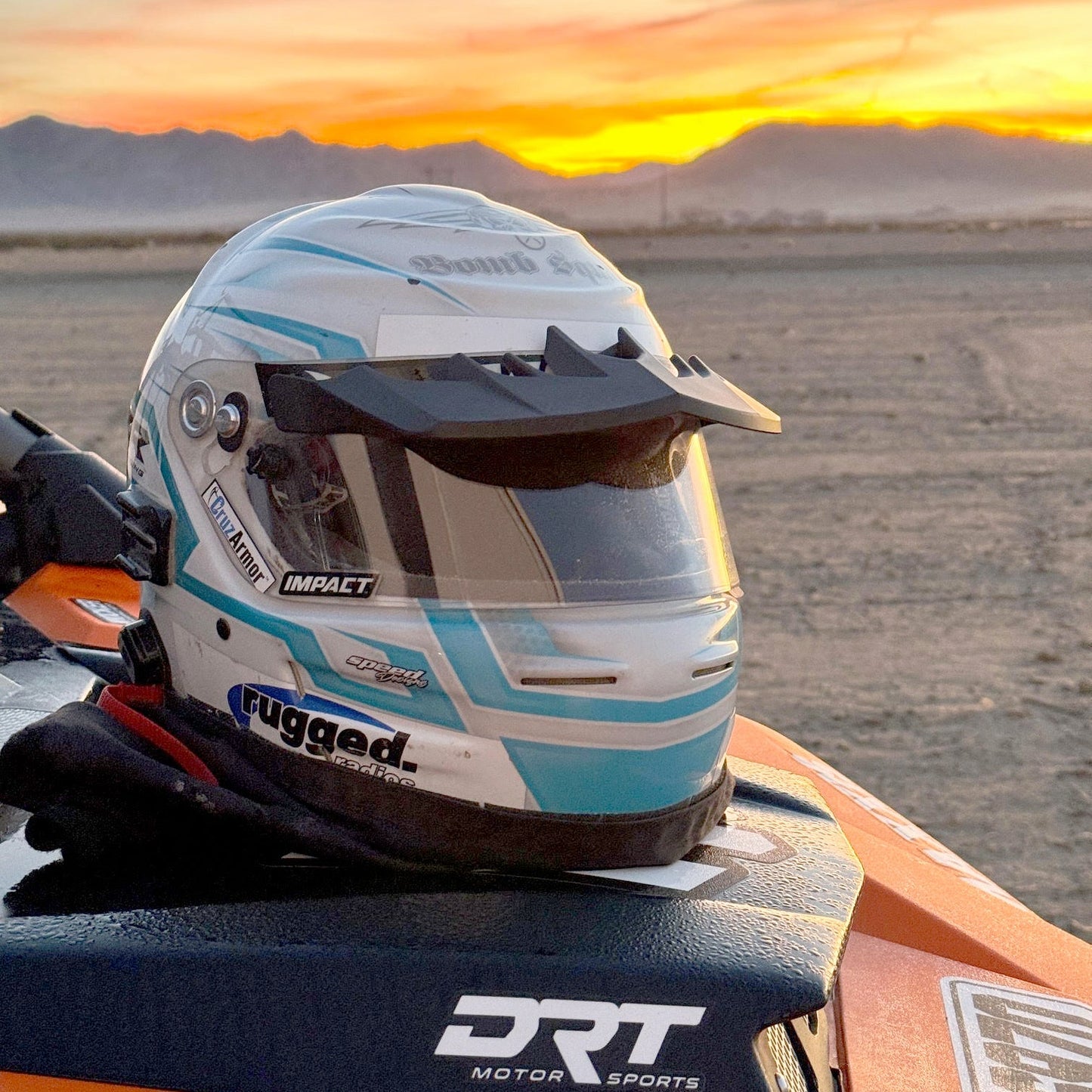DRT Helmet Shield Visor Kit - Wes Miller Signature Series Edition Dunes 2 Dezert SXS