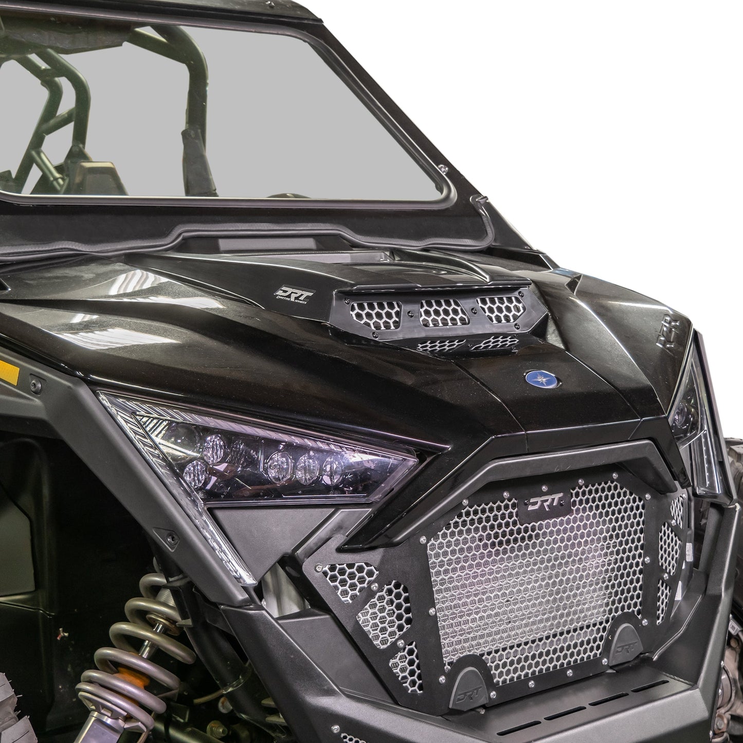 DRT RZR Pro XP / Pro R / Turbo R 2020-2024 Pro Series V2.0 Hood Scoop - Black Dunes 2 Dezert SXS