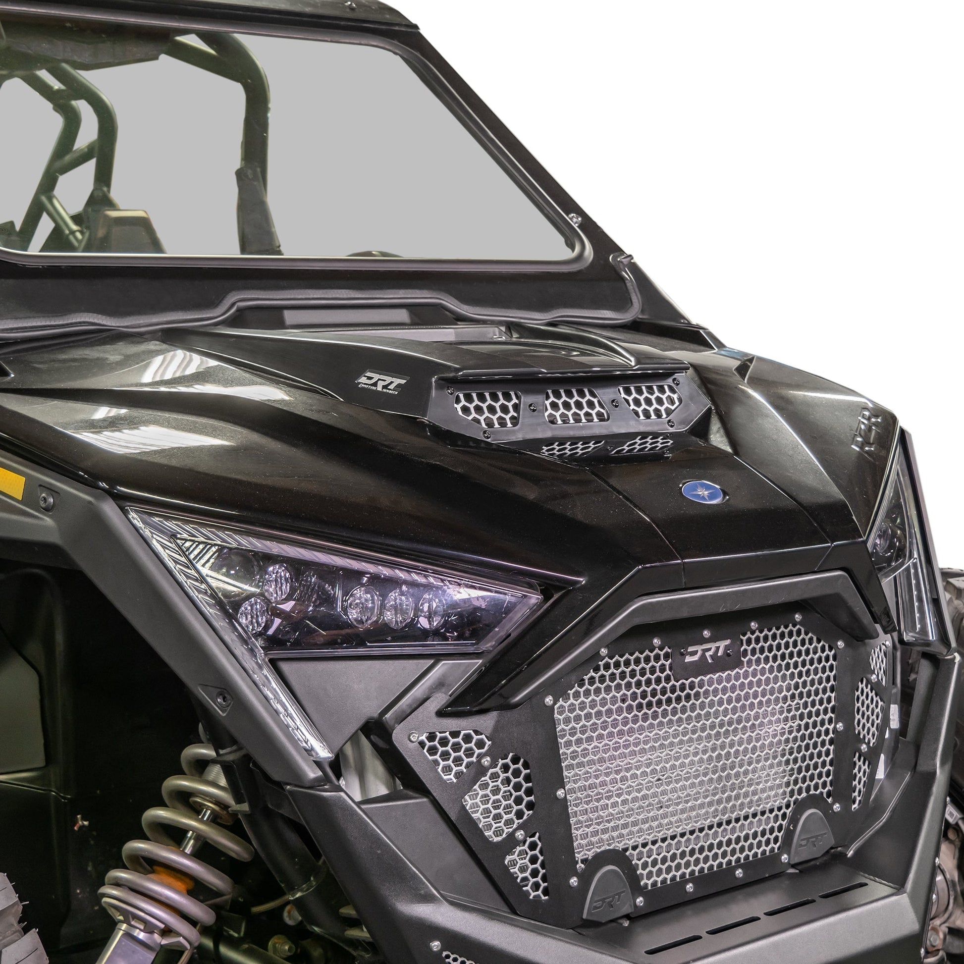 DRT RZR Pro XP / Pro R / Turbo R 2020-2024 Pro Series V2.0 Hood Scoop - Black Dunes 2 Dezert SXS