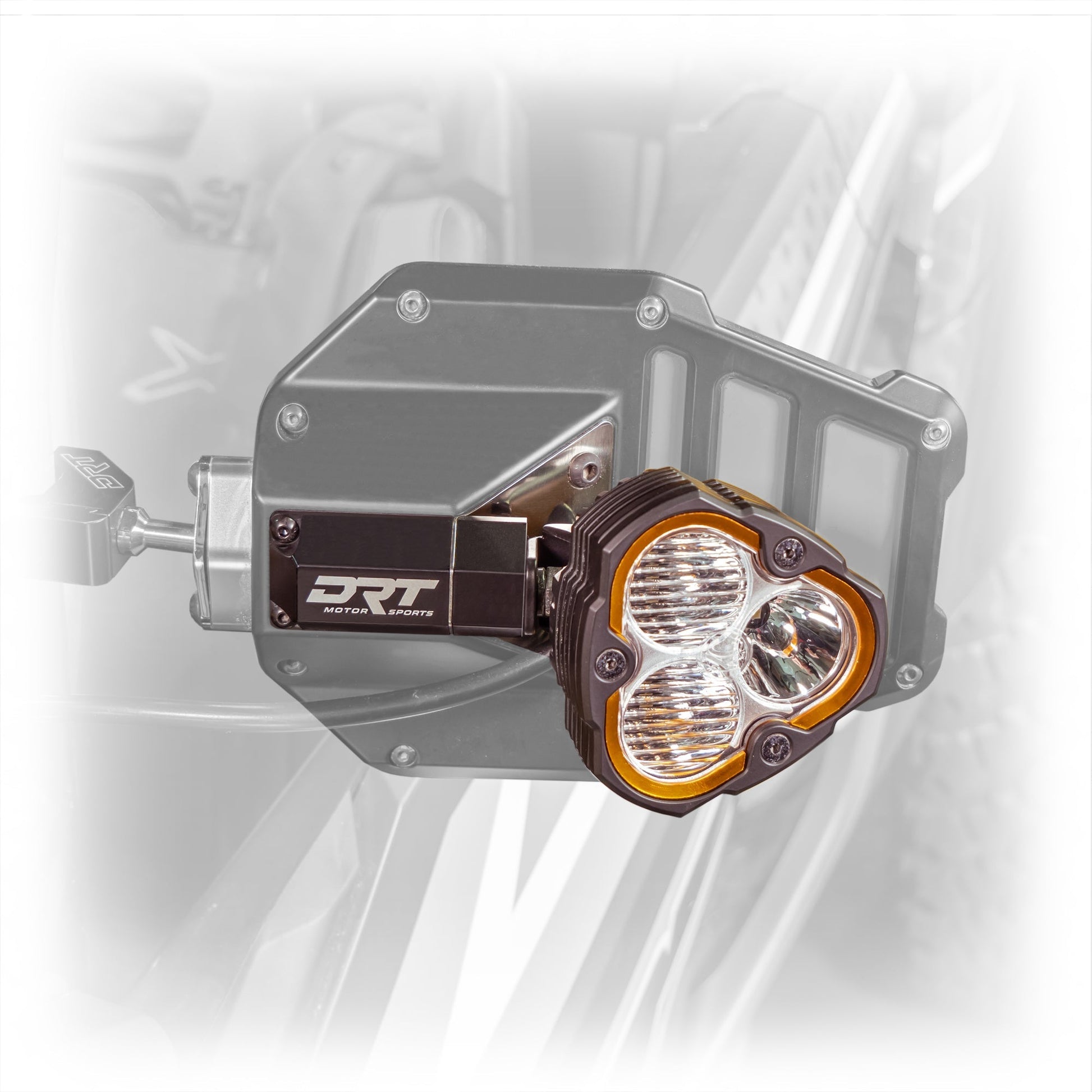DRT Aluminum Tactical Mirror Light Bracket Kit Dunes 2 Dezert SXS
