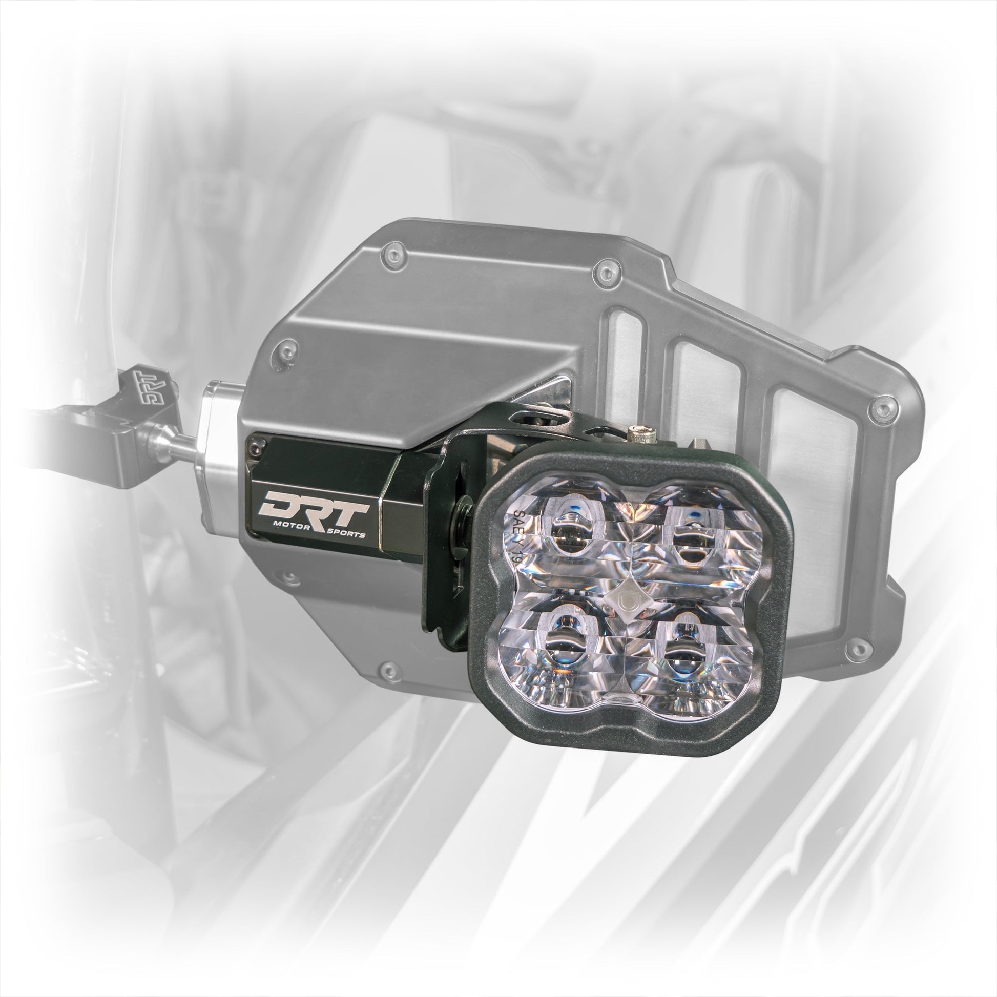 DRT Aluminum Tactical Mirror Light Bracket Kit Dunes 2 Dezert SXS