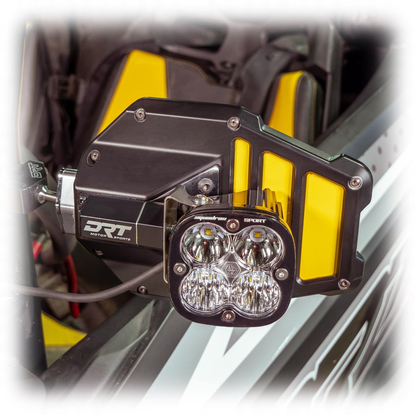 DRT Aluminum Tactical Mirror Light Bracket Kit Dunes 2 Dezert SXS