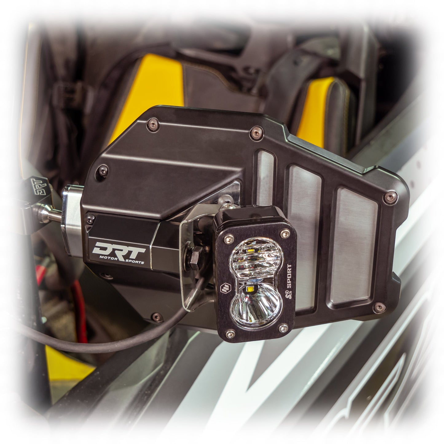 DRT Aluminum Tactical Mirror Light Bracket Kit Dunes 2 Dezert SXS