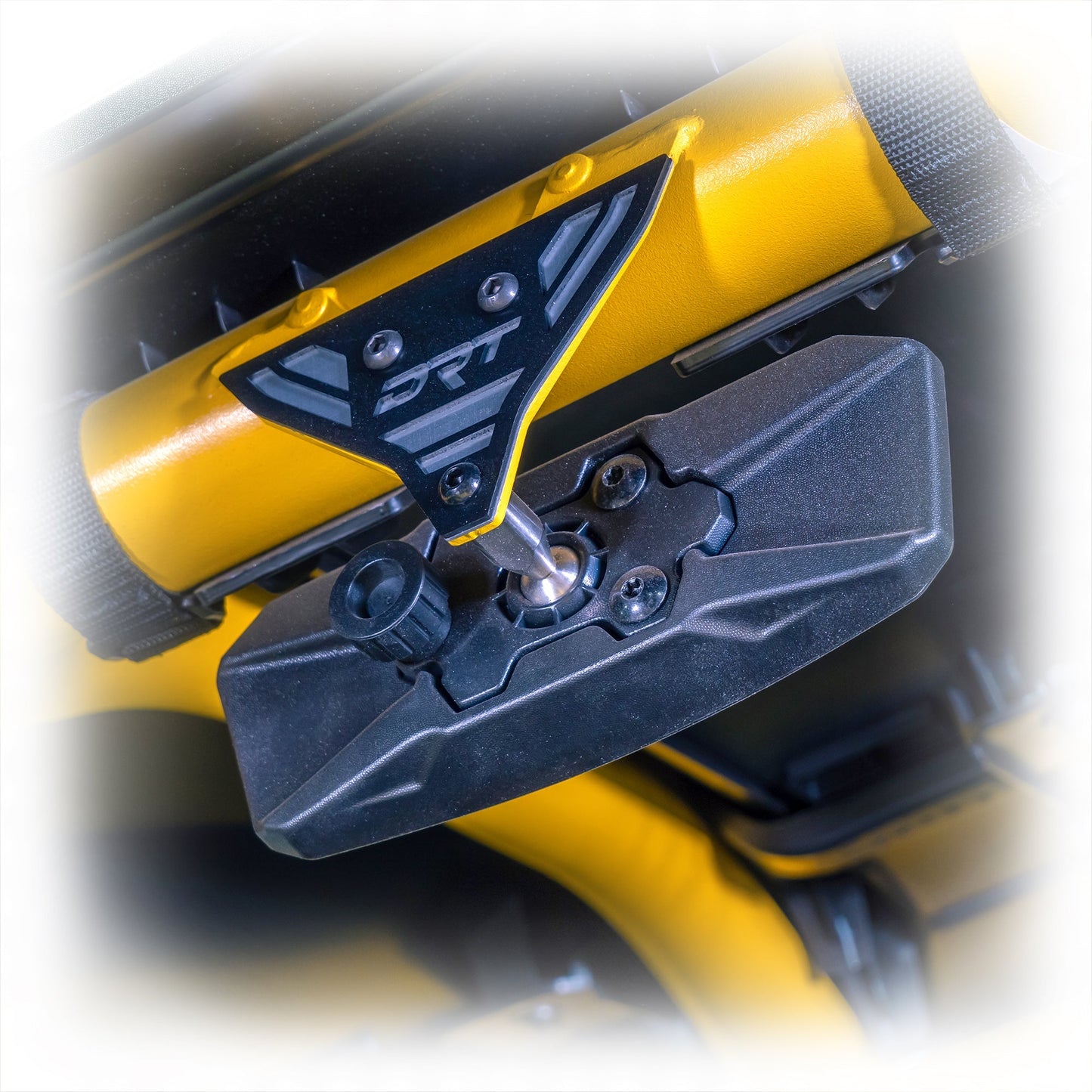 DRT Can-Am Maverick X3 / R Center Mirror Tab Cover Plate for OEM Cage Dunes 2 Dezert SXS