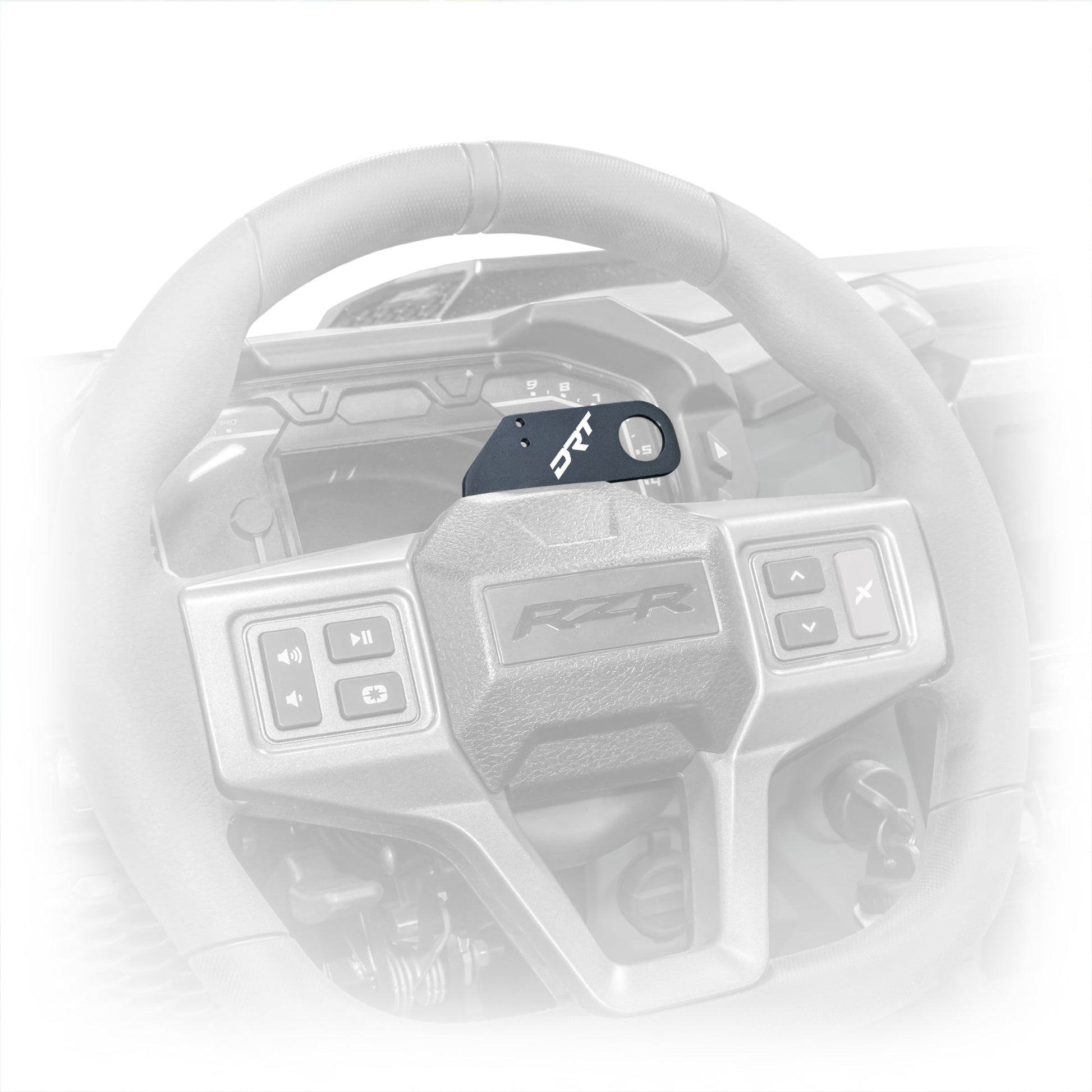 DRT Polaris RZR 2020+ Steering Wheel Single Push-To-Talk Plate Dunes 2 Dezert SXS