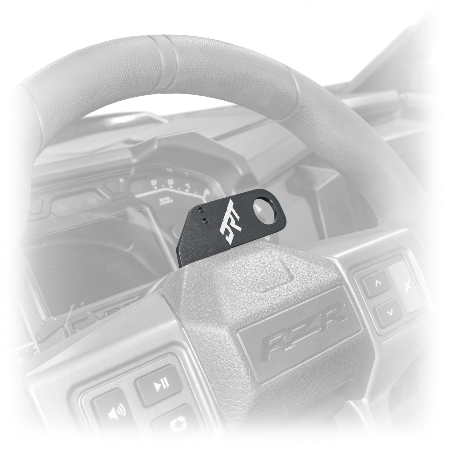 DRT Polaris RZR 2020+ Steering Wheel Single Push-To-Talk Plate Dunes 2 Dezert SXS