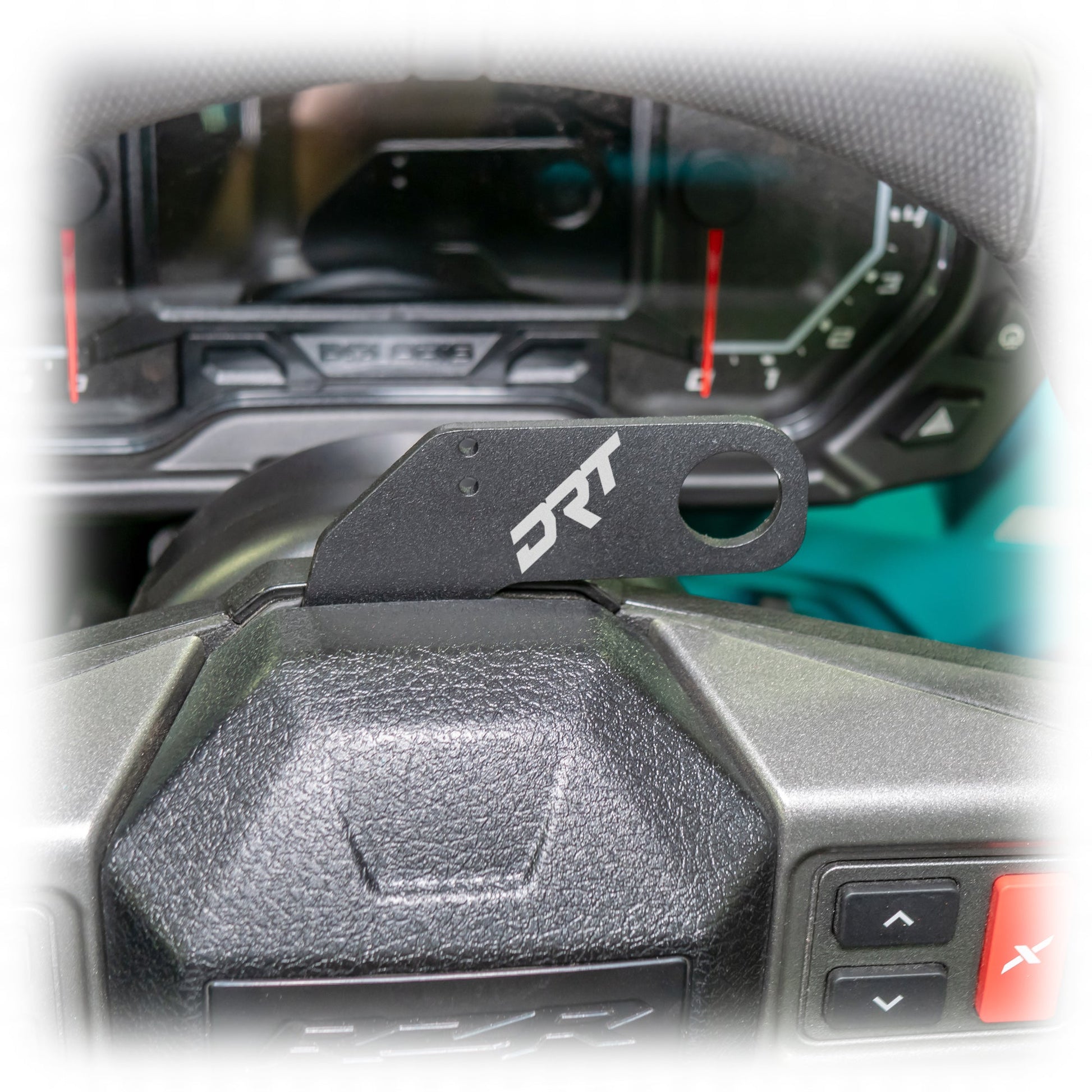 DRT Polaris RZR 2020+ Steering Wheel Single Push-To-Talk Plate Dunes 2 Dezert SXS