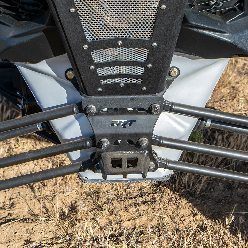 DRT Can Am Maverick X3 2017+ Dual Sheer Radius Rod Plate Dunes 2 Dezert SXS