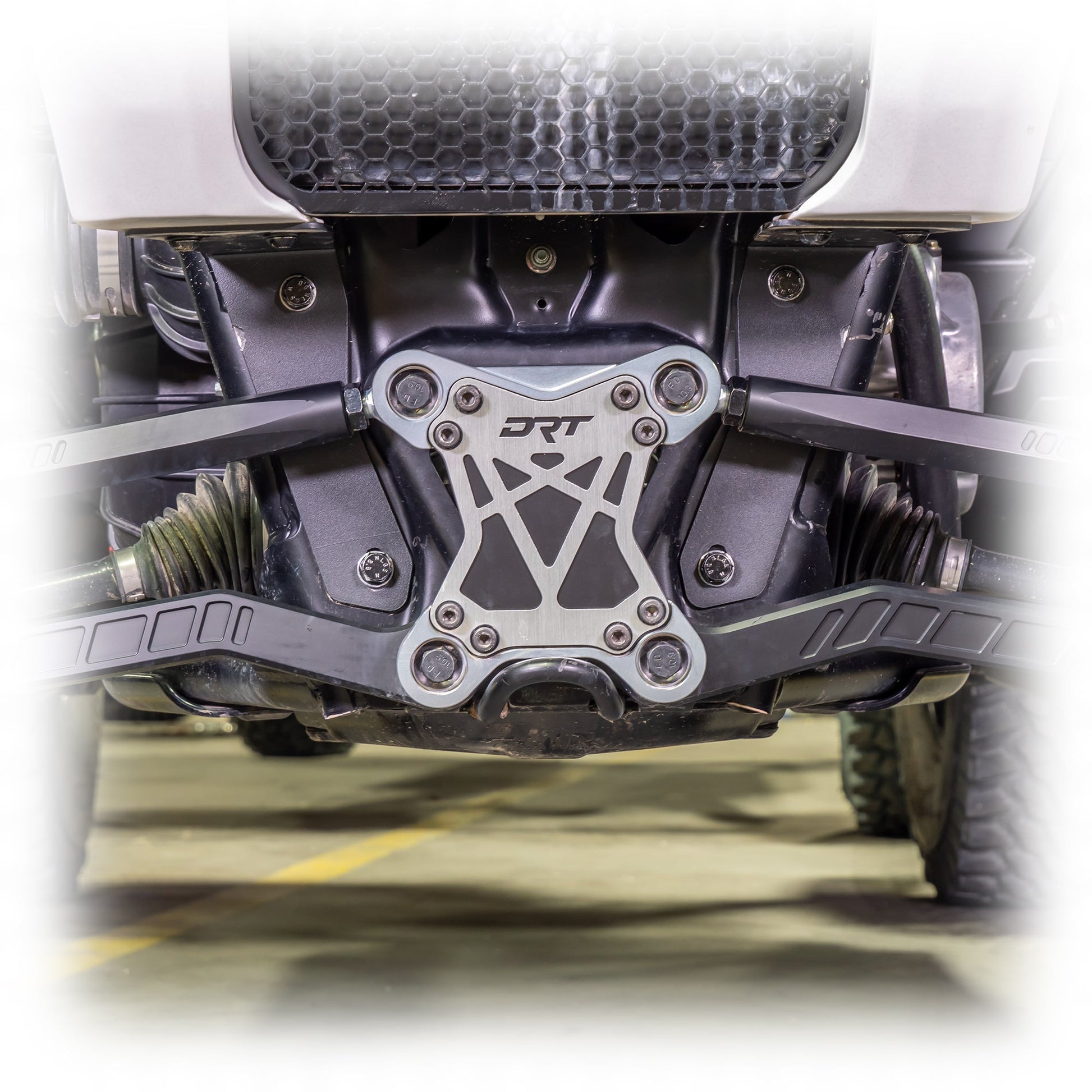 DRT Polaris RZR 2017+ XP1000/4 3-PC Radius Rod Reinforcement Plate (M12) Dunes 2 Dezert SXS