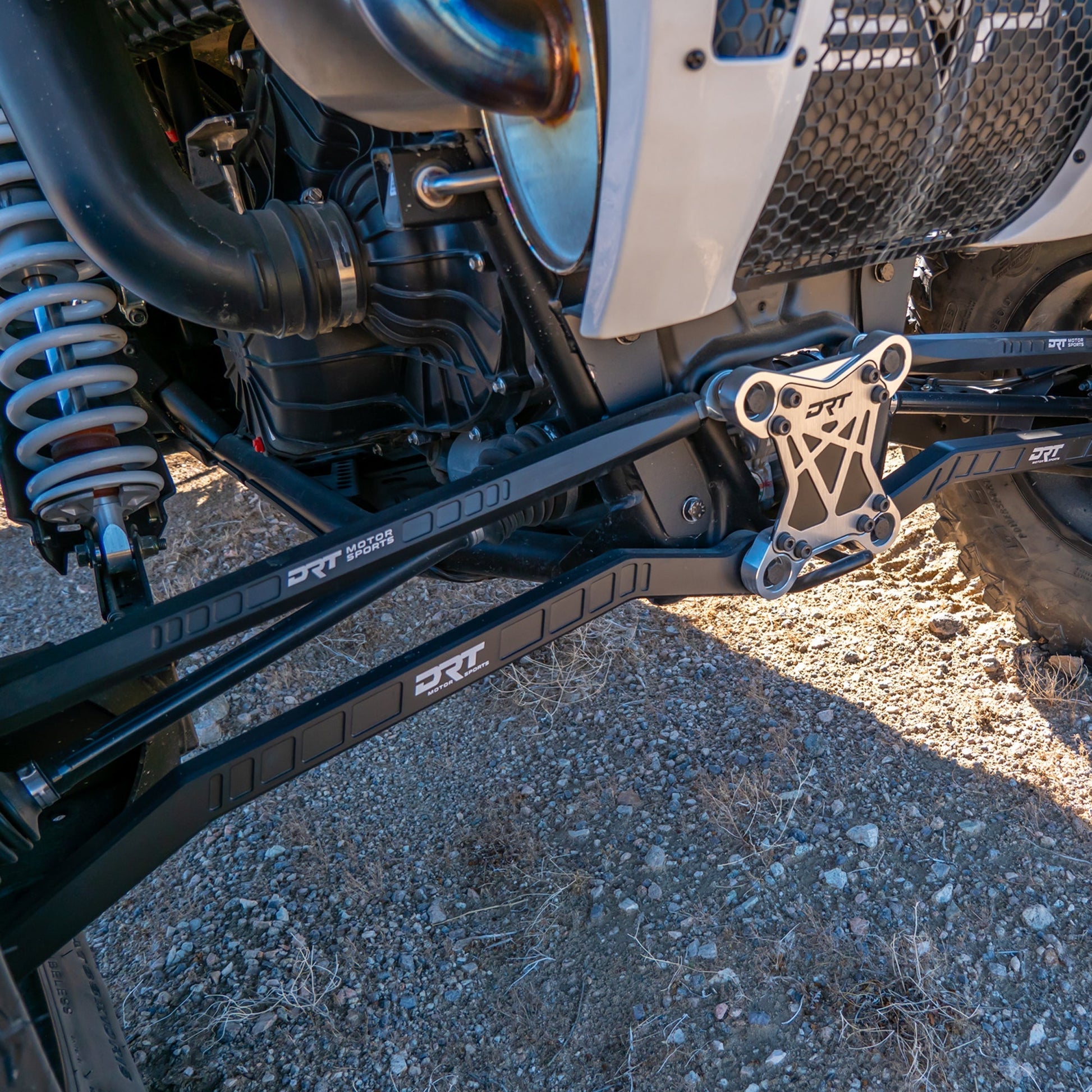 DRT Motorsports Polaris 2024+ RZR XP 1000/4 Billet Aluminum High Clearance Radius Rod Set Dunes 2 Dezert SXS