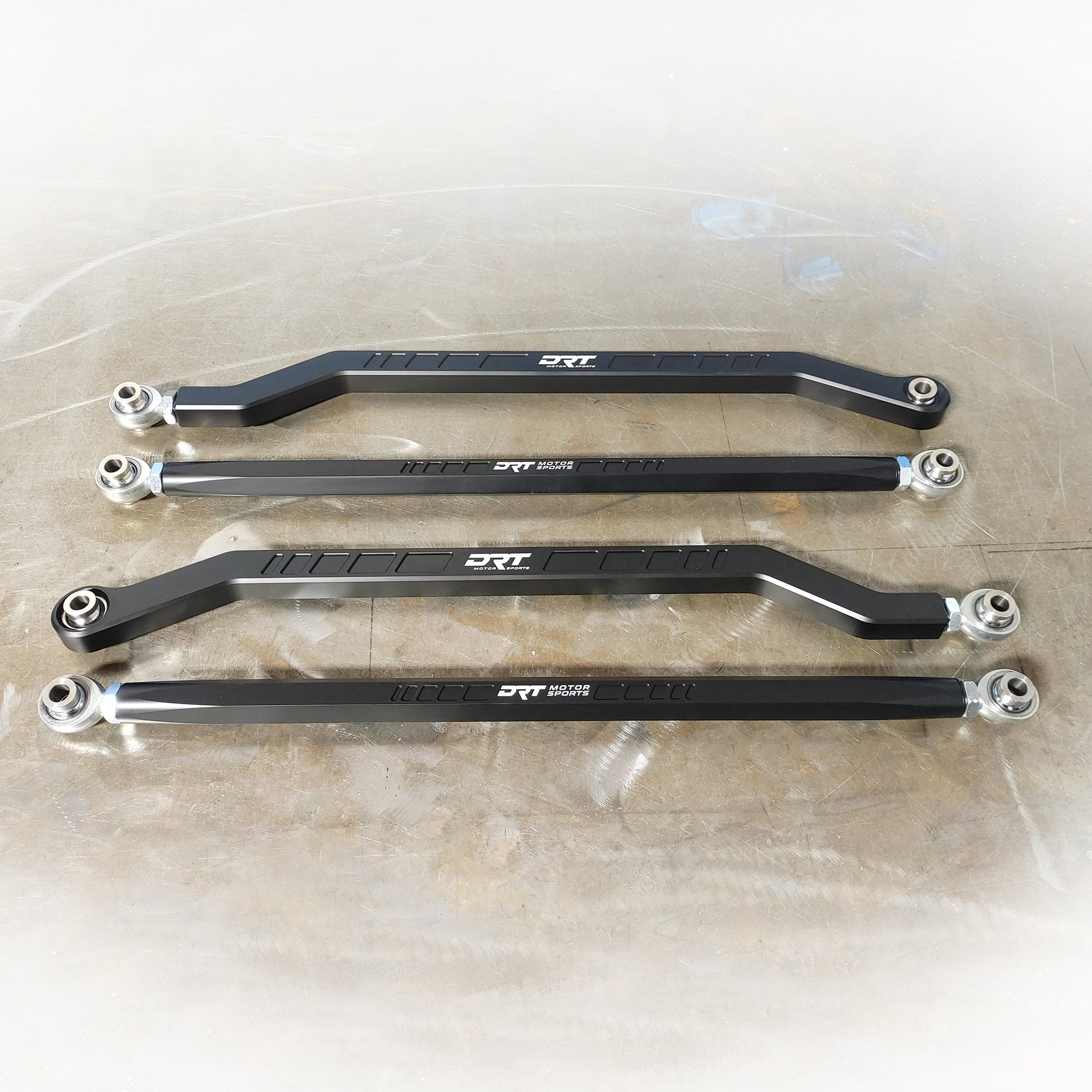 DRT Motorsports Polaris Pro R/Turbo R Billet Aluminum High Clearance Radius Rod Set Dunes 2 Dezert SXS