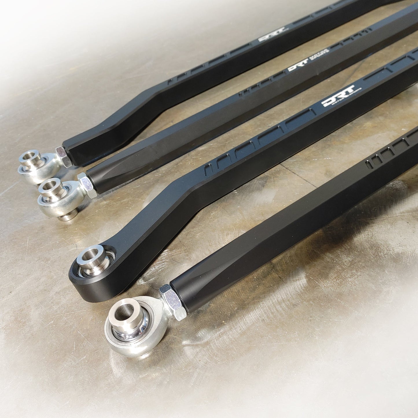 DRT Motorsports Polaris Pro R/Turbo R Billet Aluminum High Clearance Radius Rod Set Dunes 2 Dezert SXS