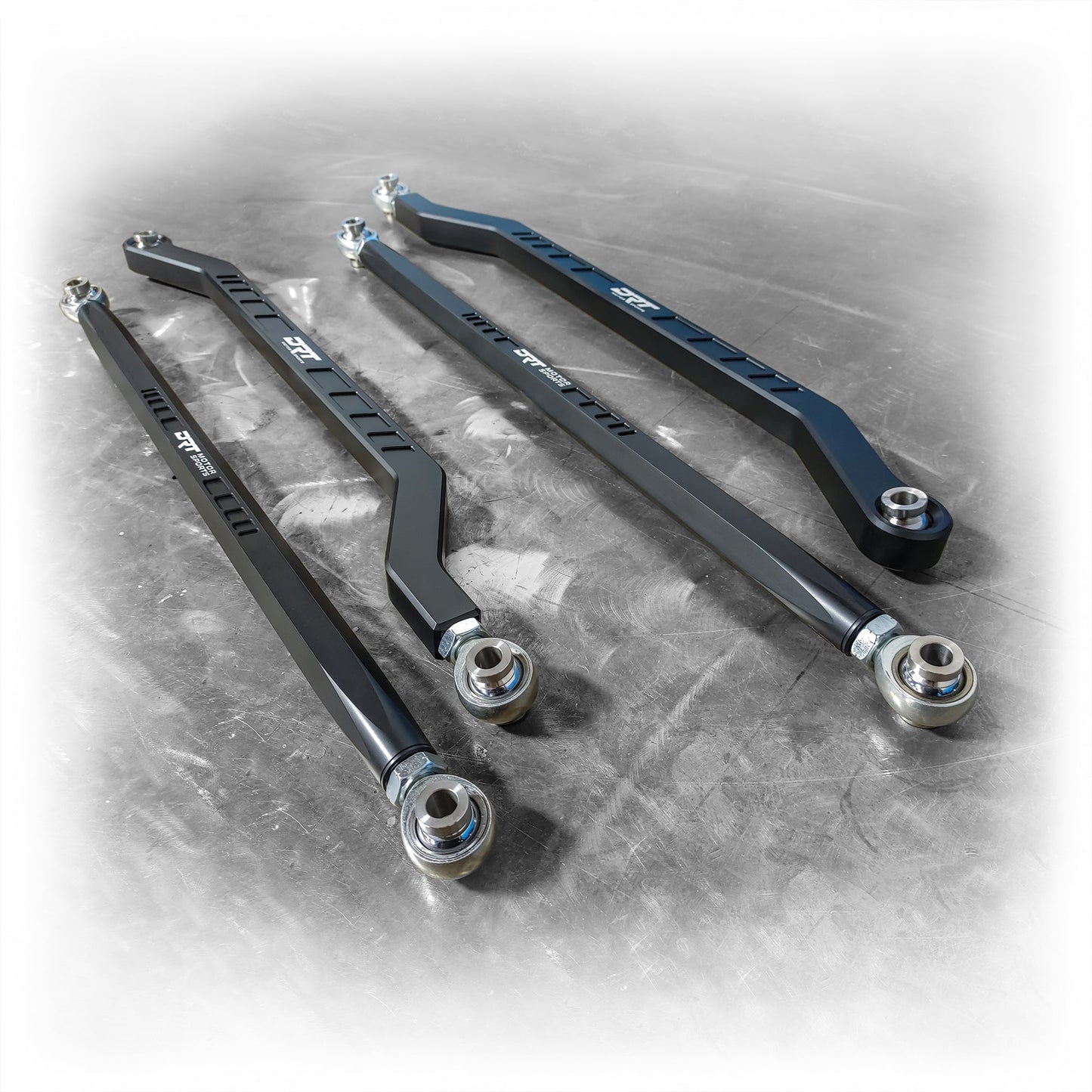 DRT Motorsports Polaris Pro R/Turbo R Billet Aluminum High Clearance Radius Rod Set Dunes 2 Dezert SXS