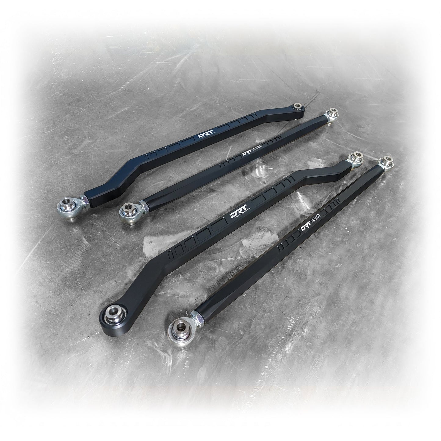 DRT Motorsports Polaris Pro R/Turbo R Billet Aluminum High Clearance Radius Rod Set Dunes 2 Dezert SXS