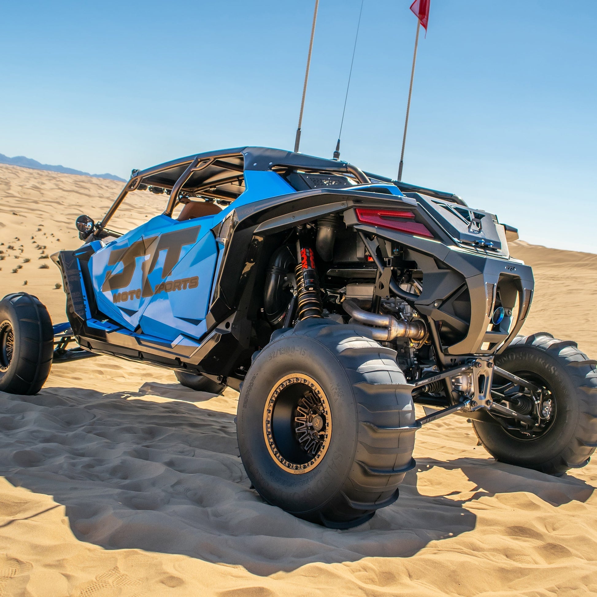 DRT RZR Pro R / Turbo R 2022+ Billet Aluminum Hex Bar Radius Rod Kit Dunes 2 Dezert SXS