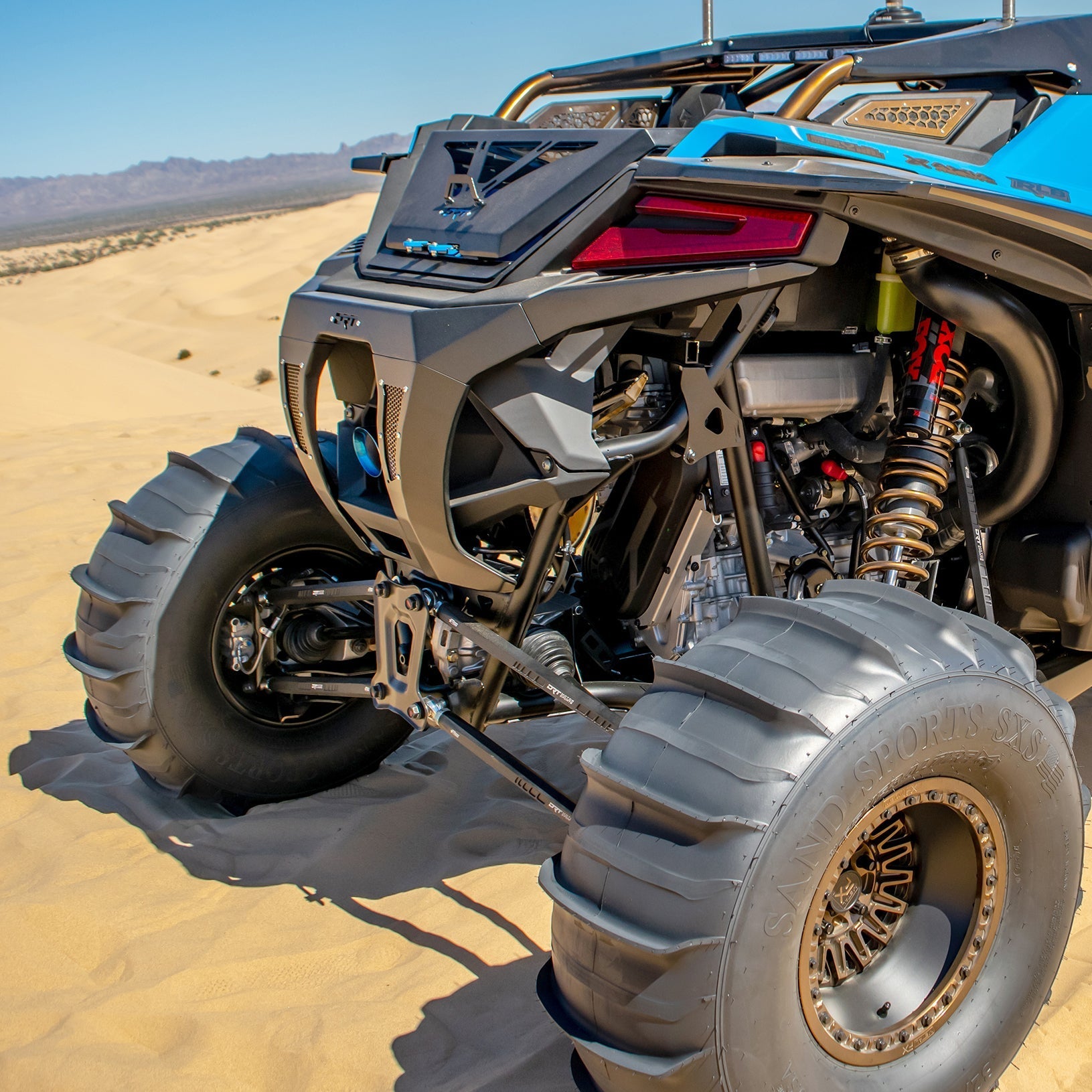 DRT RZR Pro R / Turbo R 2022+ Billet Aluminum Hex Bar Radius Rod Kit Dunes 2 Dezert SXS