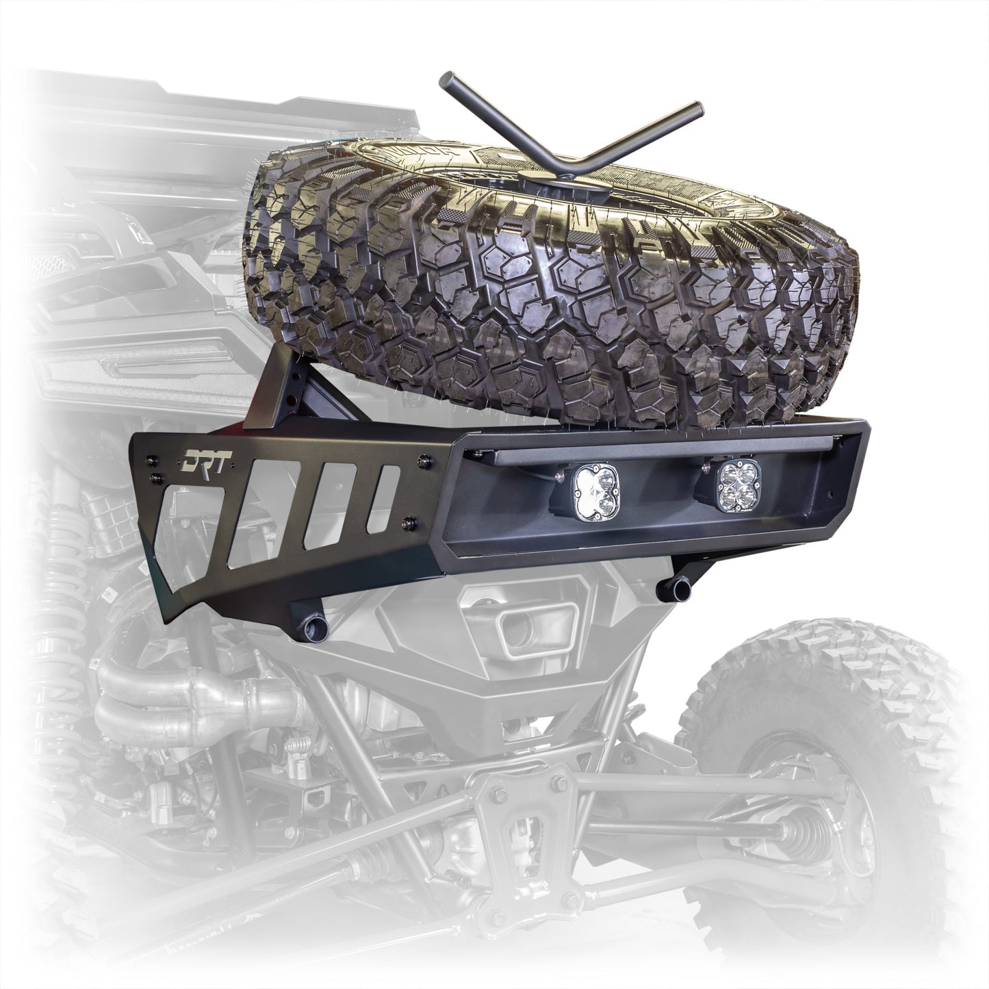 DRT RZR Pro R Fixed Tire Carrier 2022+ Dunes 2 Dezert SXS