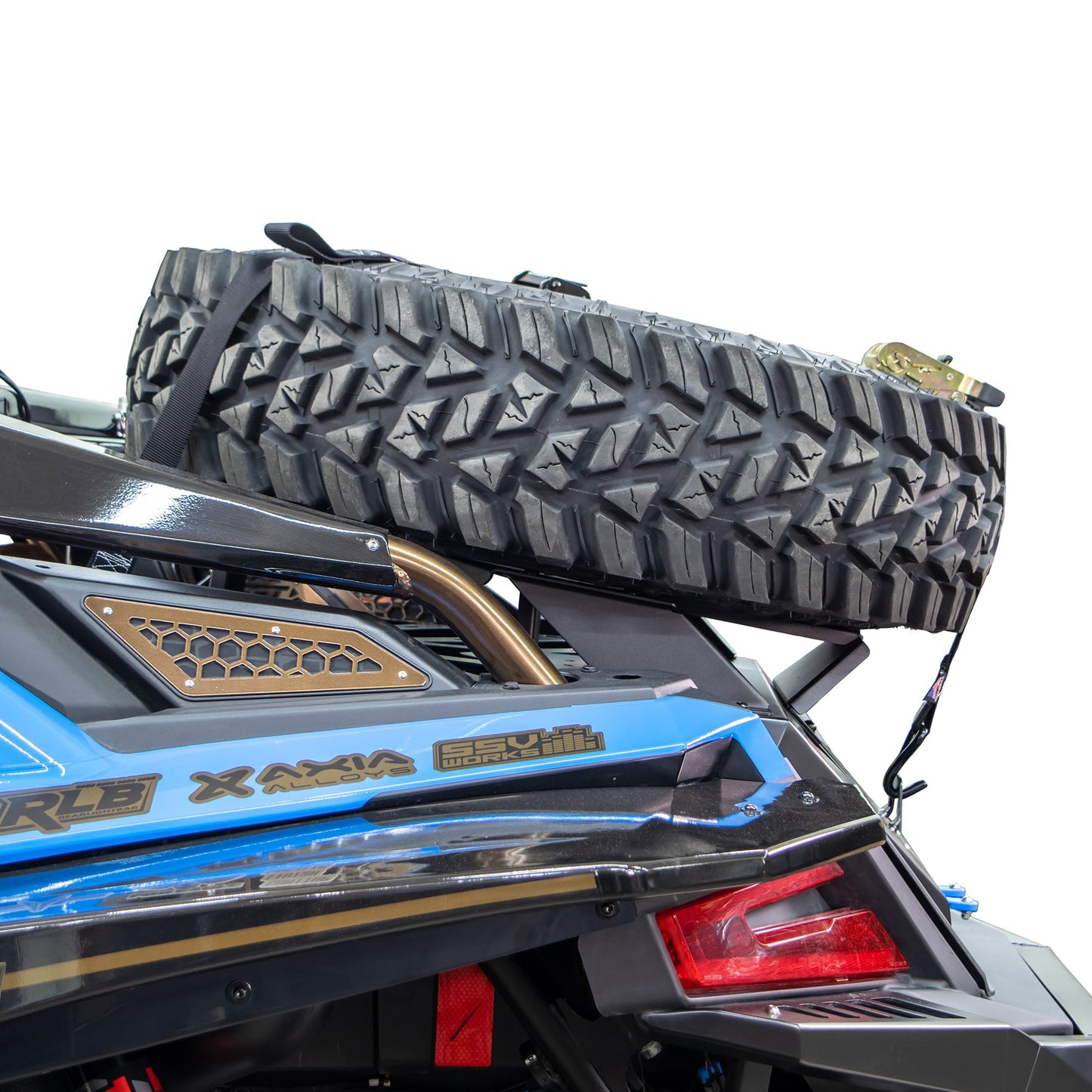 DRT RZR Pro R / Turbo R / Pro XP 2022+ Oversize Tire Carrier Mount Accessory Dunes 2 Dezert SXS