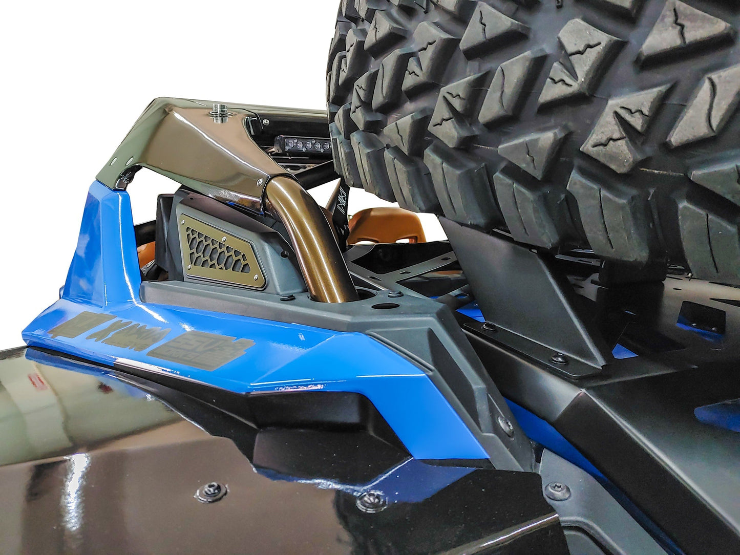 DRT RZR Pro R / Turbo R / Pro XP 2022+ Oversize Tire Carrier Mount Accessory Dunes 2 Dezert SXS