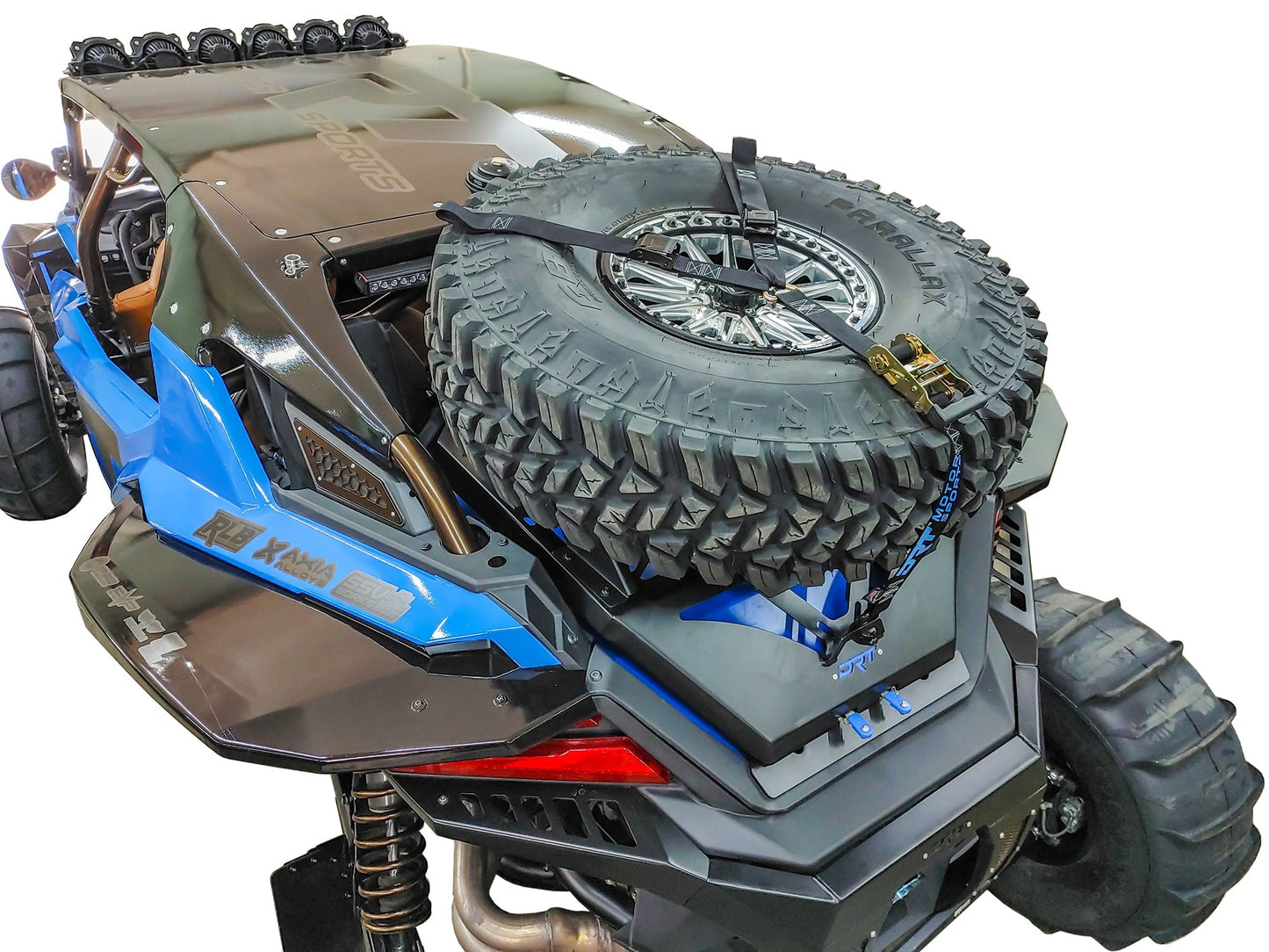 DRT RZR Pro R / Turbo R / Pro XP 2022+ Oversize Tire Carrier Mount Accessory Dunes 2 Dezert SXS