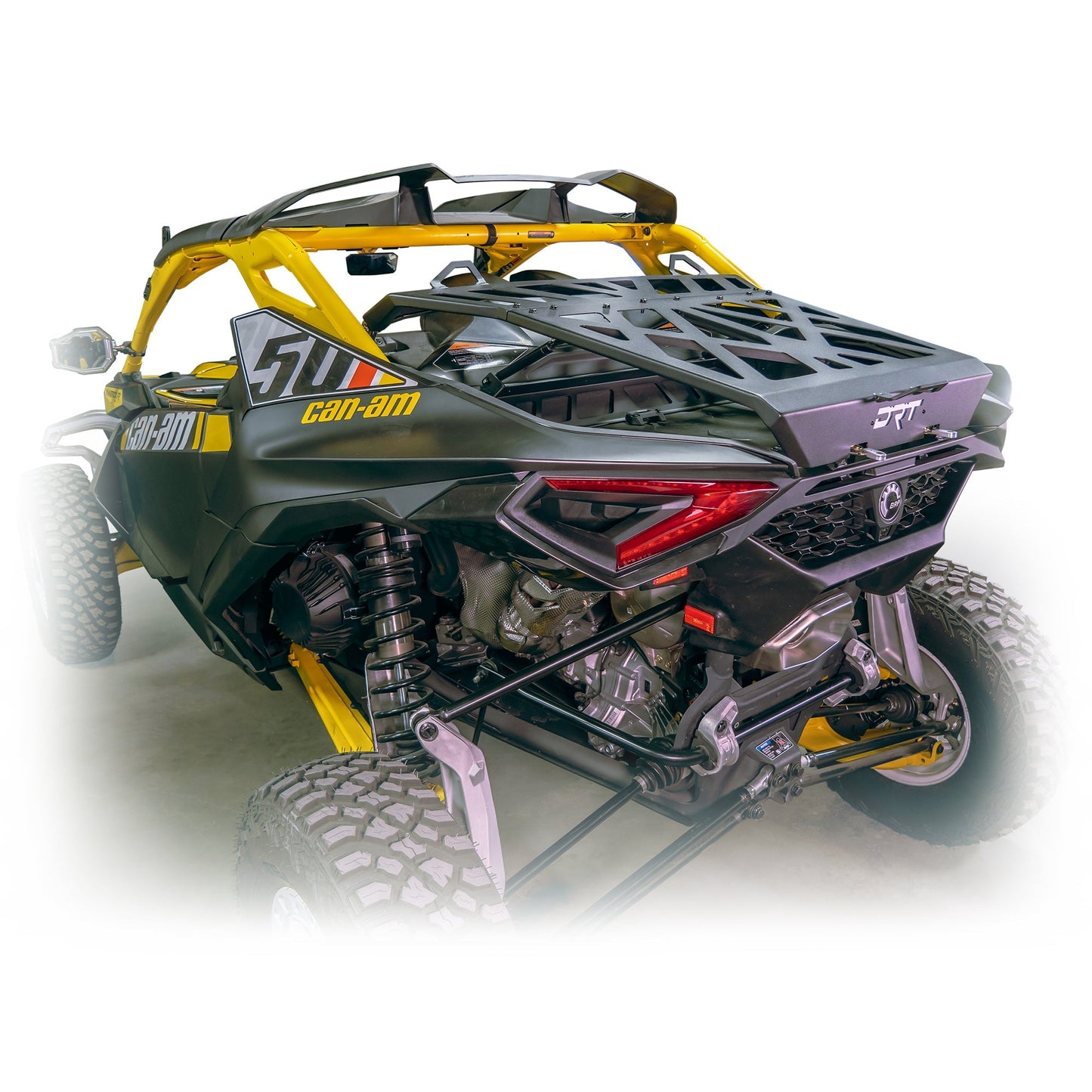 DRT Motorsports Can-Am Maverick R Tire Carrier / Adventure Rack Dunes 2 Dezert SXS