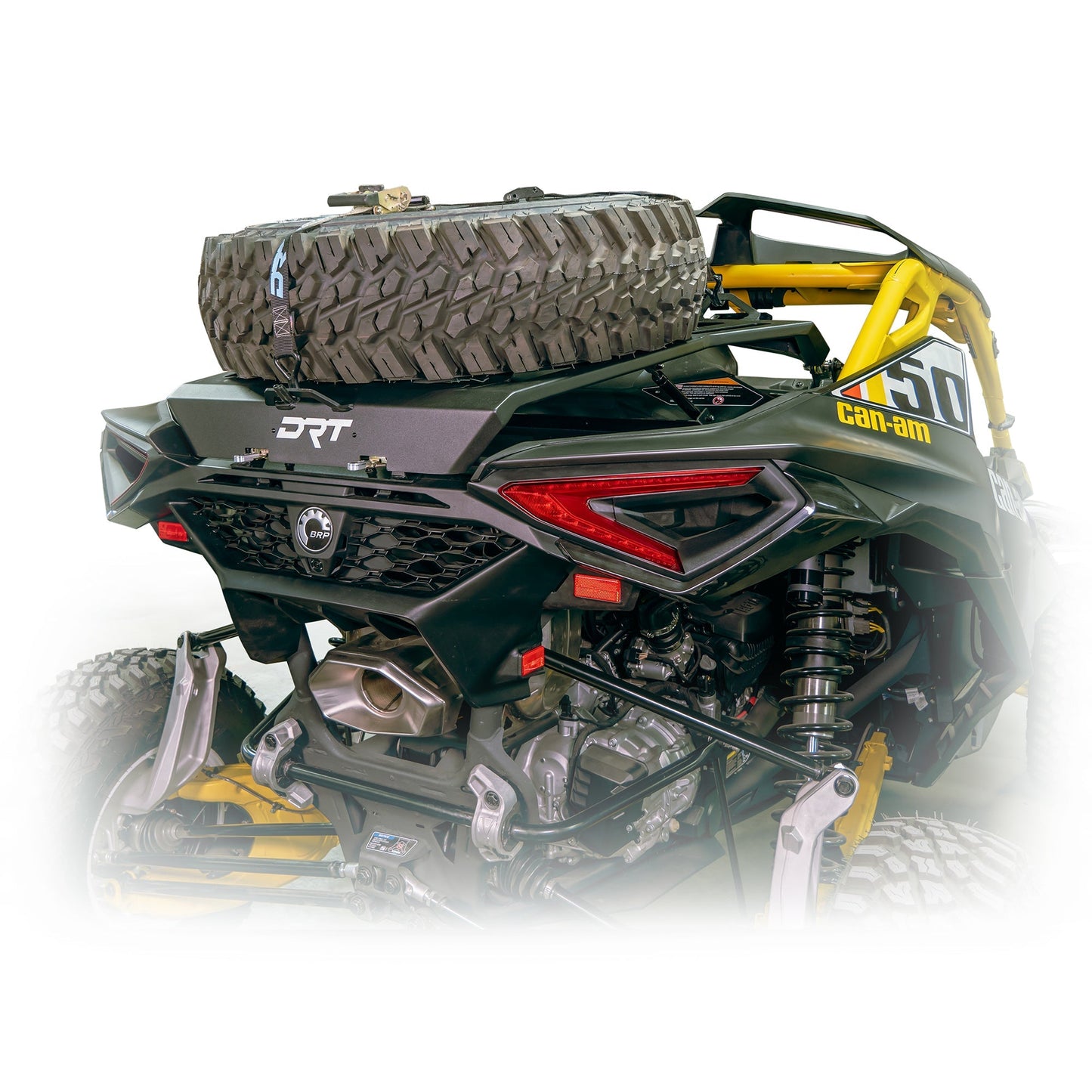 DRT Motorsports Can-Am Maverick R Tire Carrier / Adventure Rack Dunes 2 Dezert SXS