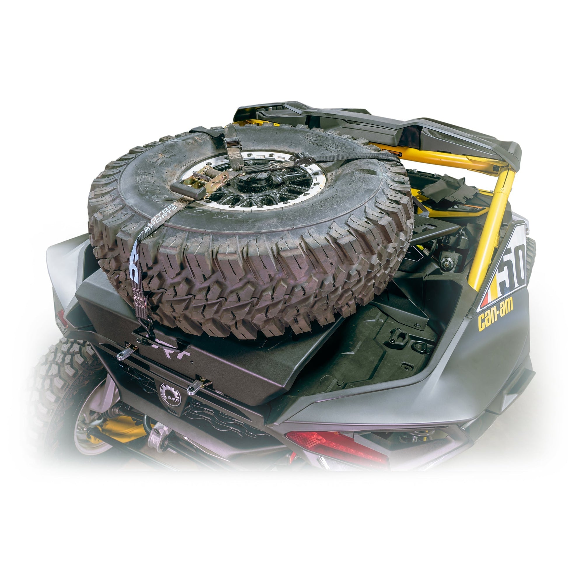 DRT Motorsports Can-Am Maverick R Tire Carrier / Adventure Rack Dunes 2 Dezert SXS