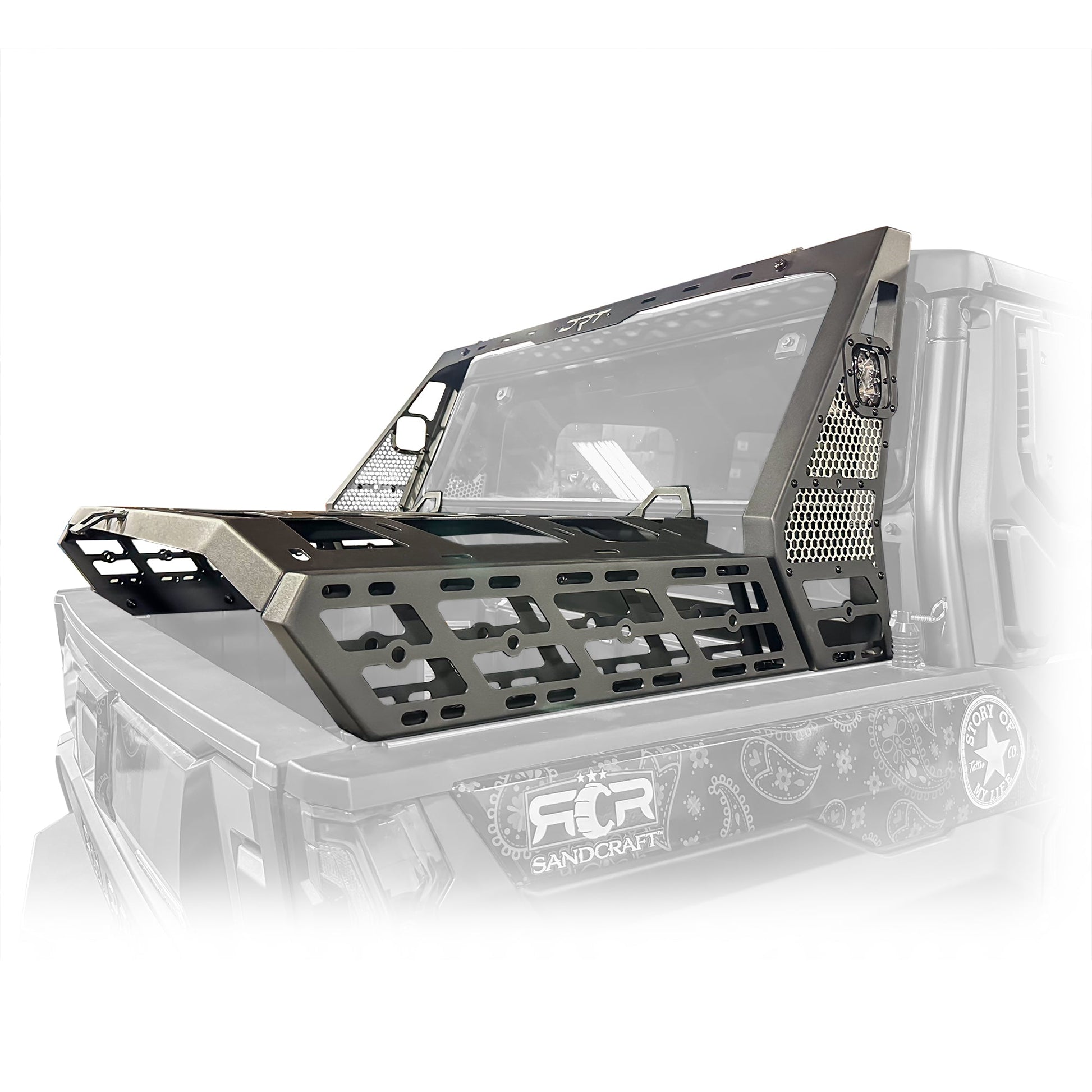 DRT 2024+ Xpedition Chase Rack / Tire Carrier System Dunes 2 Dezert SXS