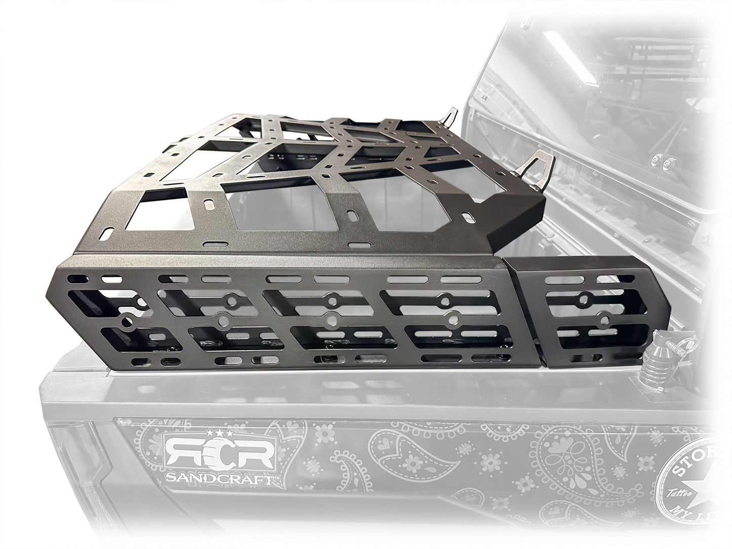 DRT 2024+ Xpedition Chase Rack / Tire Carrier System Dunes 2 Dezert SXS
