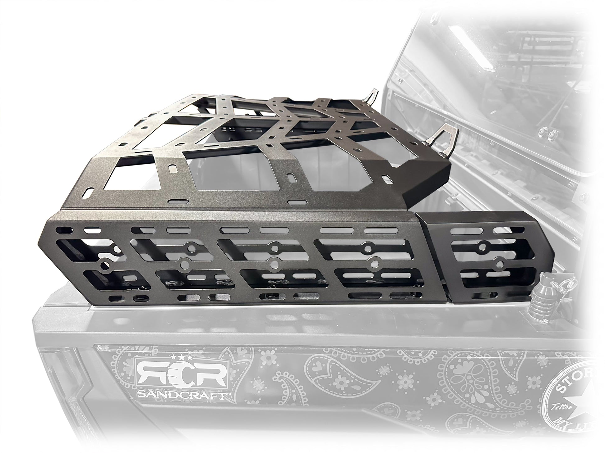DRT 2024+ Xpedition Chase Rack / Tire Carrier System Dunes 2 Dezert SXS