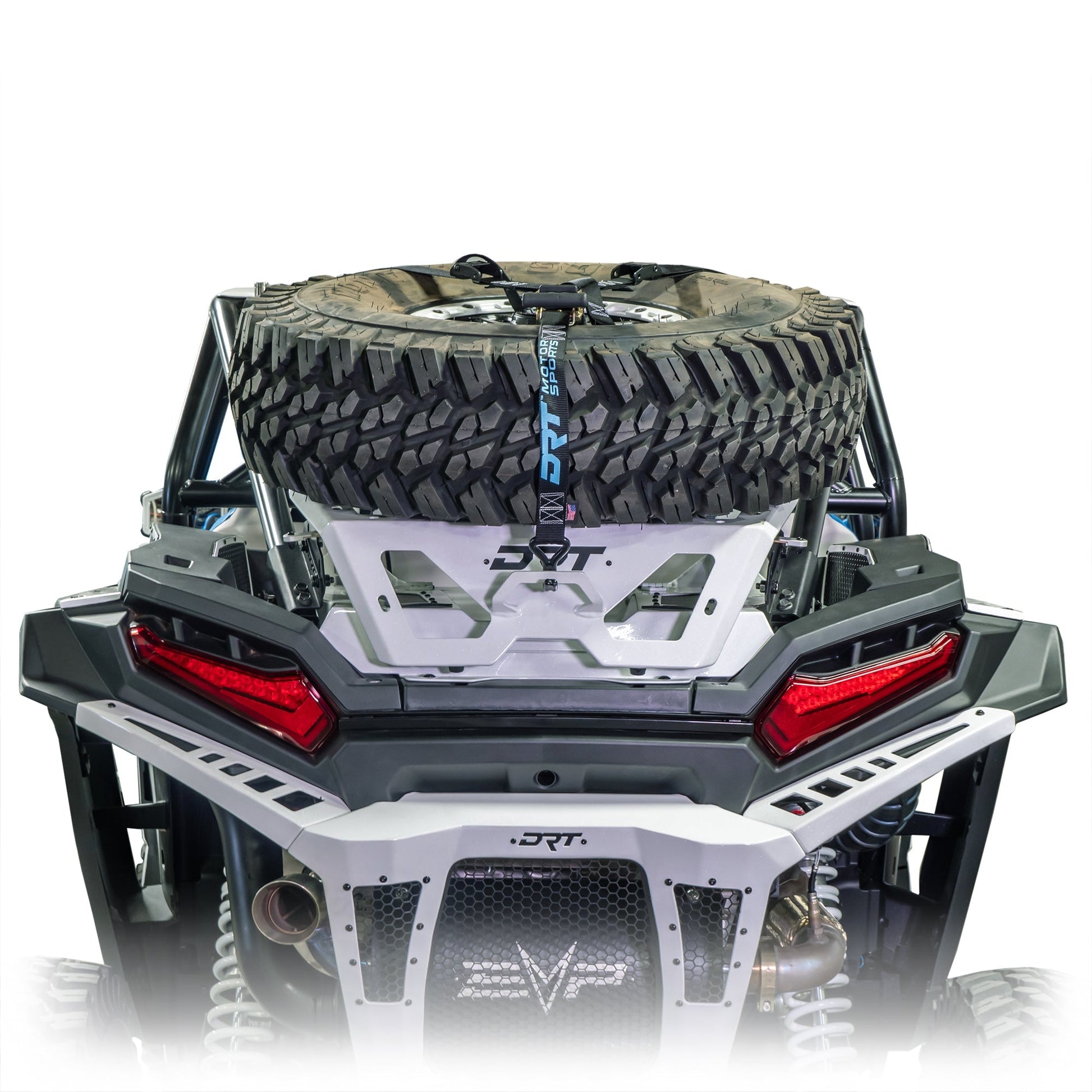 DRT Motorsports Polaris 2024+ RZR XP 1000/4 Tire Carrier/Adventure Rack Dunes 2 Dezert SXS