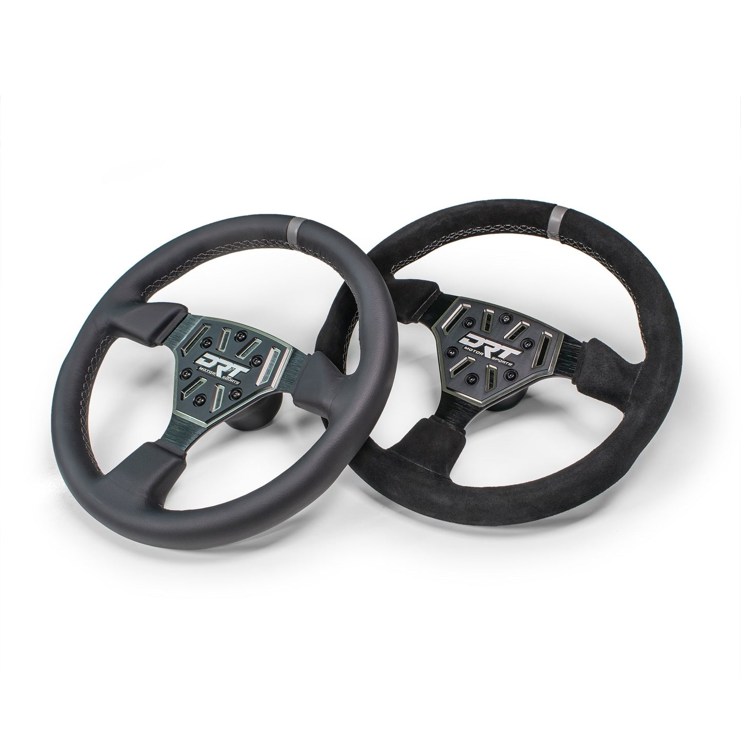 DRT 330mm Round Steering Wheel – Leather or Suede Dunes 2 Dezert SXS