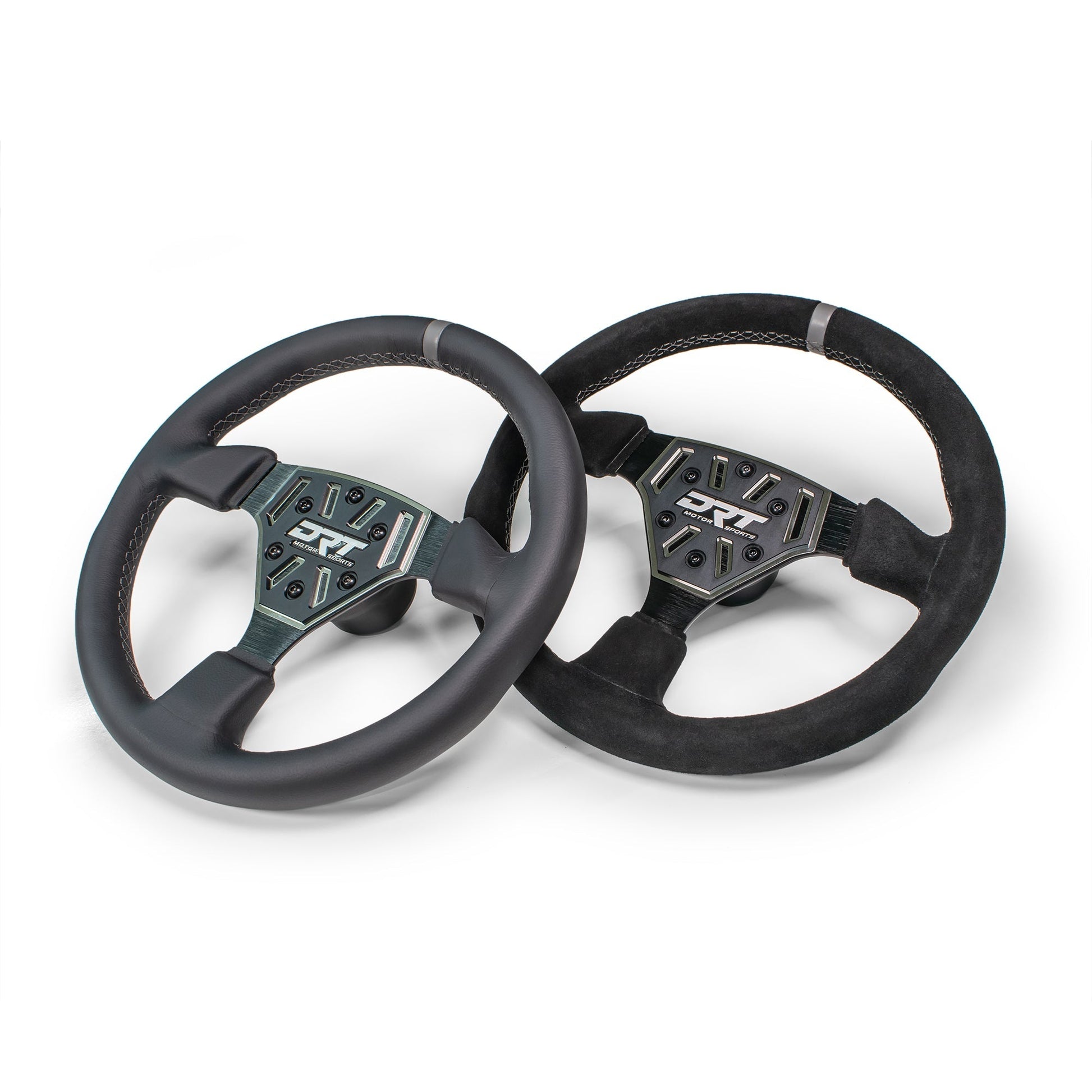 DRT 330mm Round Steering Wheel – Leather or Suede Dunes 2 Dezert SXS
