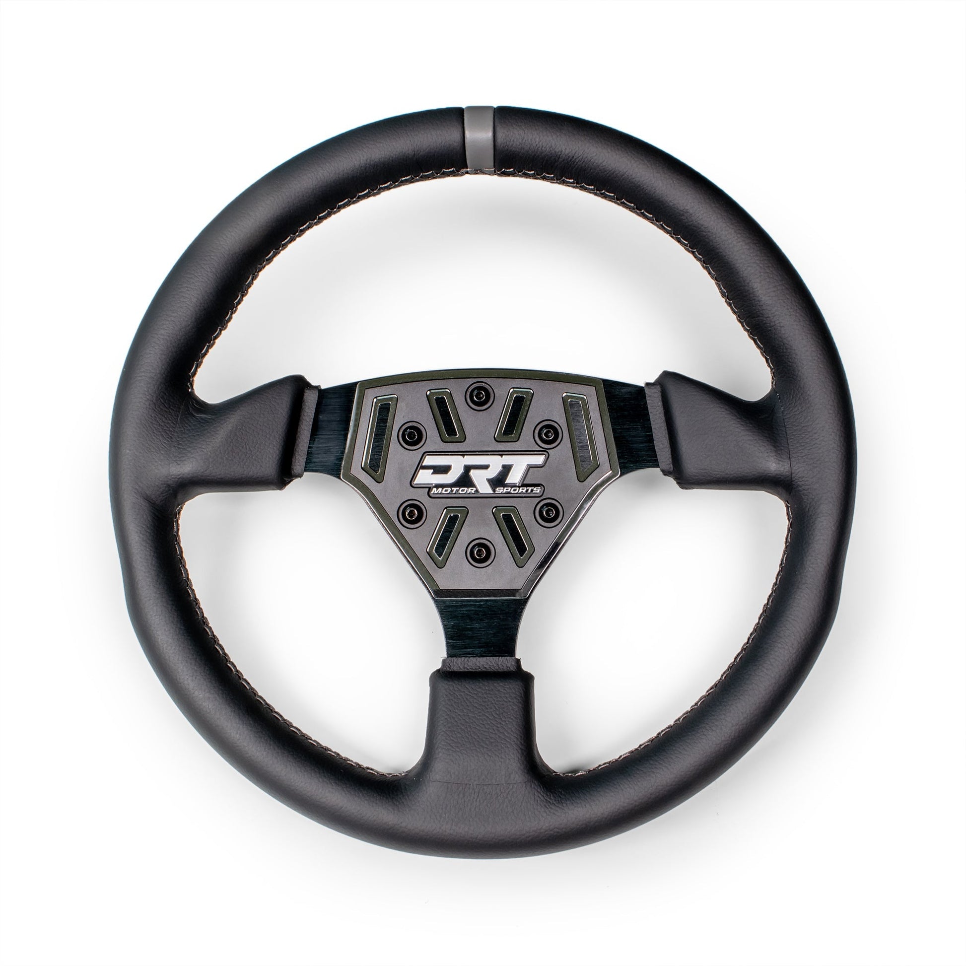 DRT 330mm Round Steering Wheel – Leather or Suede Dunes 2 Dezert SXS
