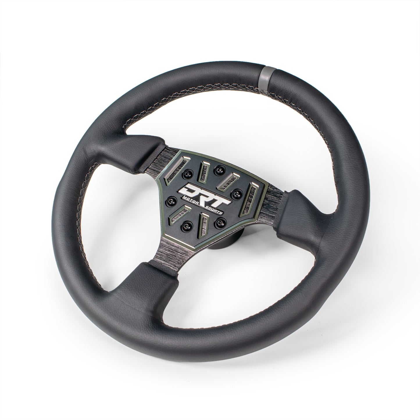 DRT 330mm Round Steering Wheel – Leather or Suede Dunes 2 Dezert SXS